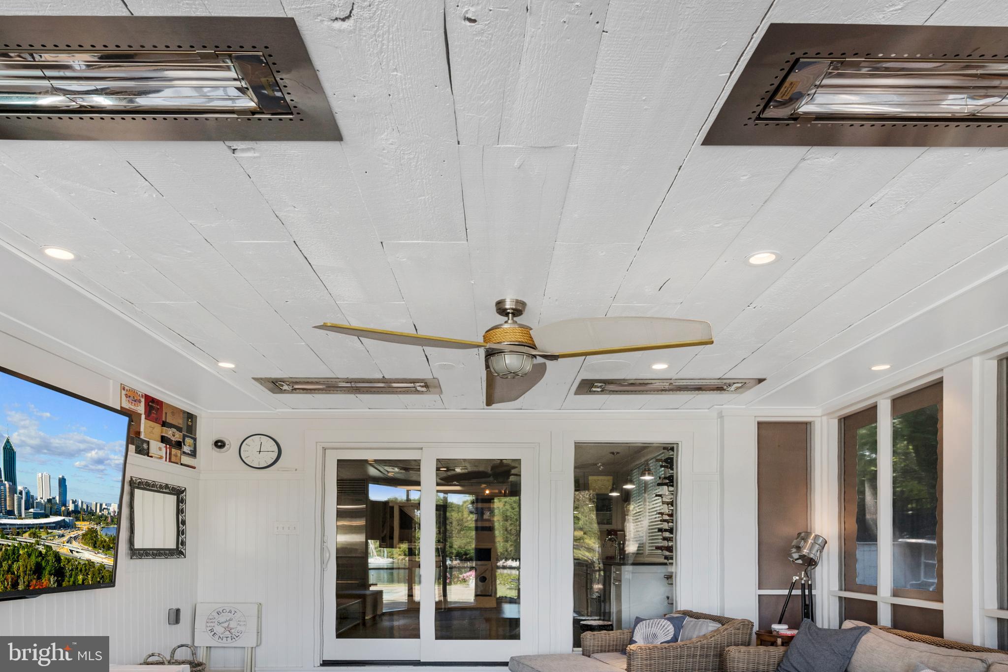 252 Riverside Road Edgewater, MD 21037 - Photo 20 of 90 Heaters in the ceiling. Nantucket barn wood.