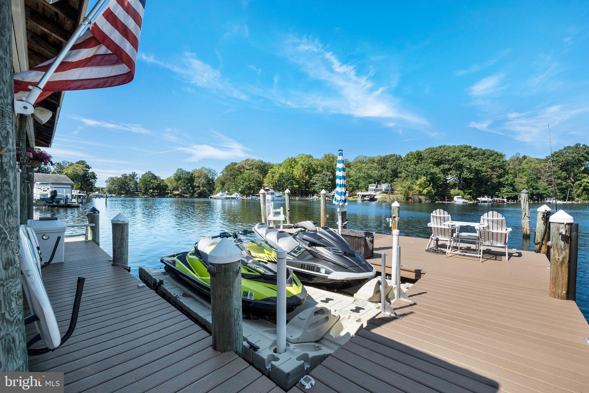 252 Riverside Road Edgewater, MD 21037 - Photo 69 of 90 Private pier with composite deck boards