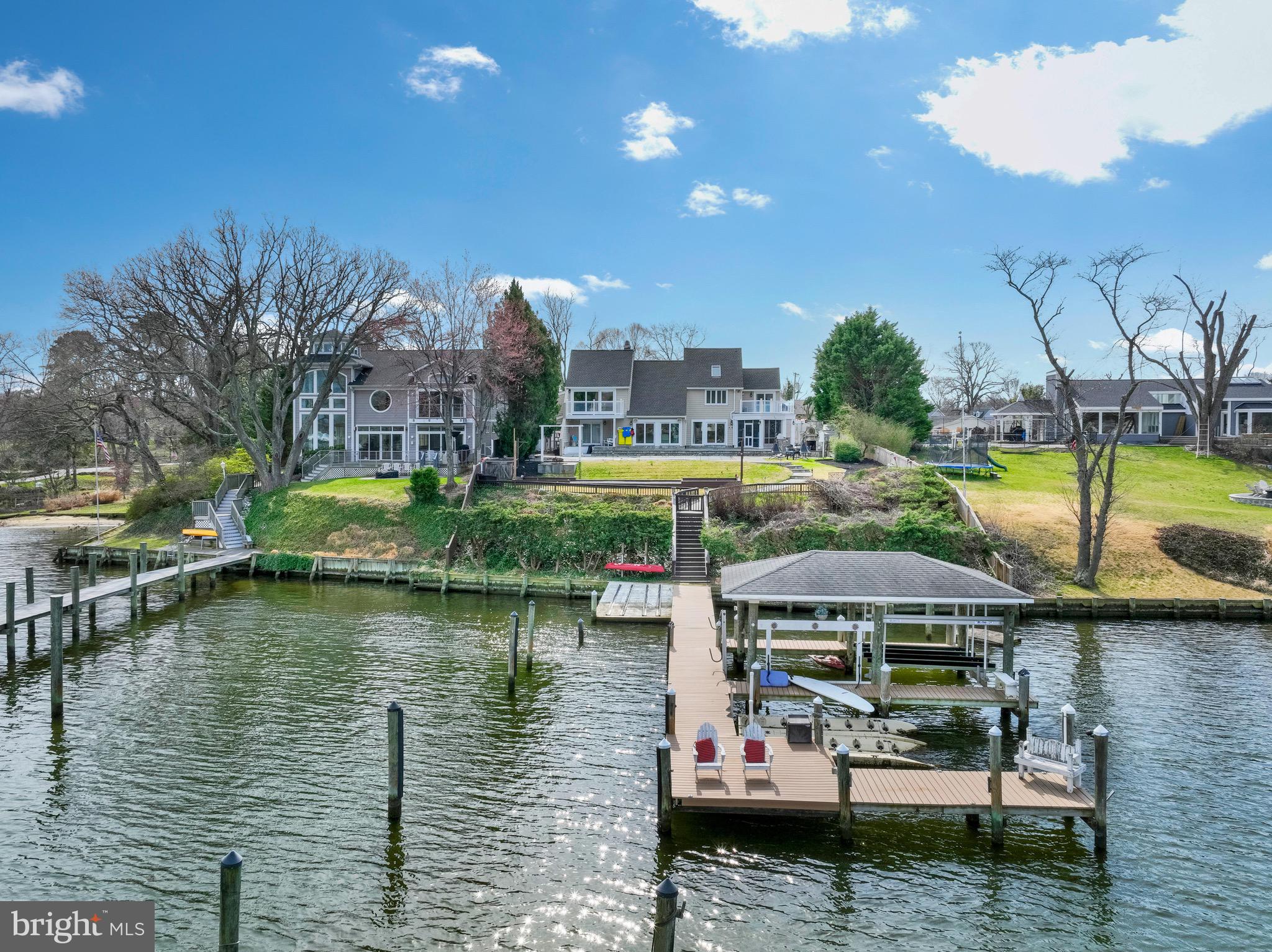 252 Riverside Road Edgewater, MD 21037 - Photo 82 of 90 Aerial - multiple slips