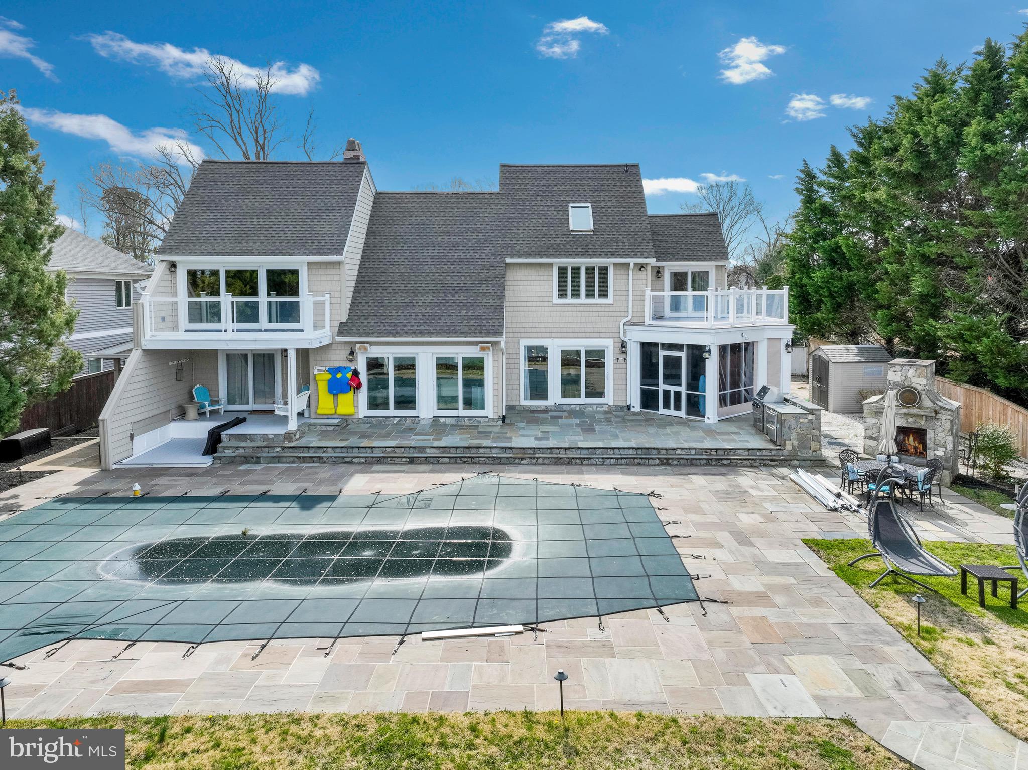 252 Riverside Road Edgewater, MD 21037 - Photo 85 of 90 Pool in the winter