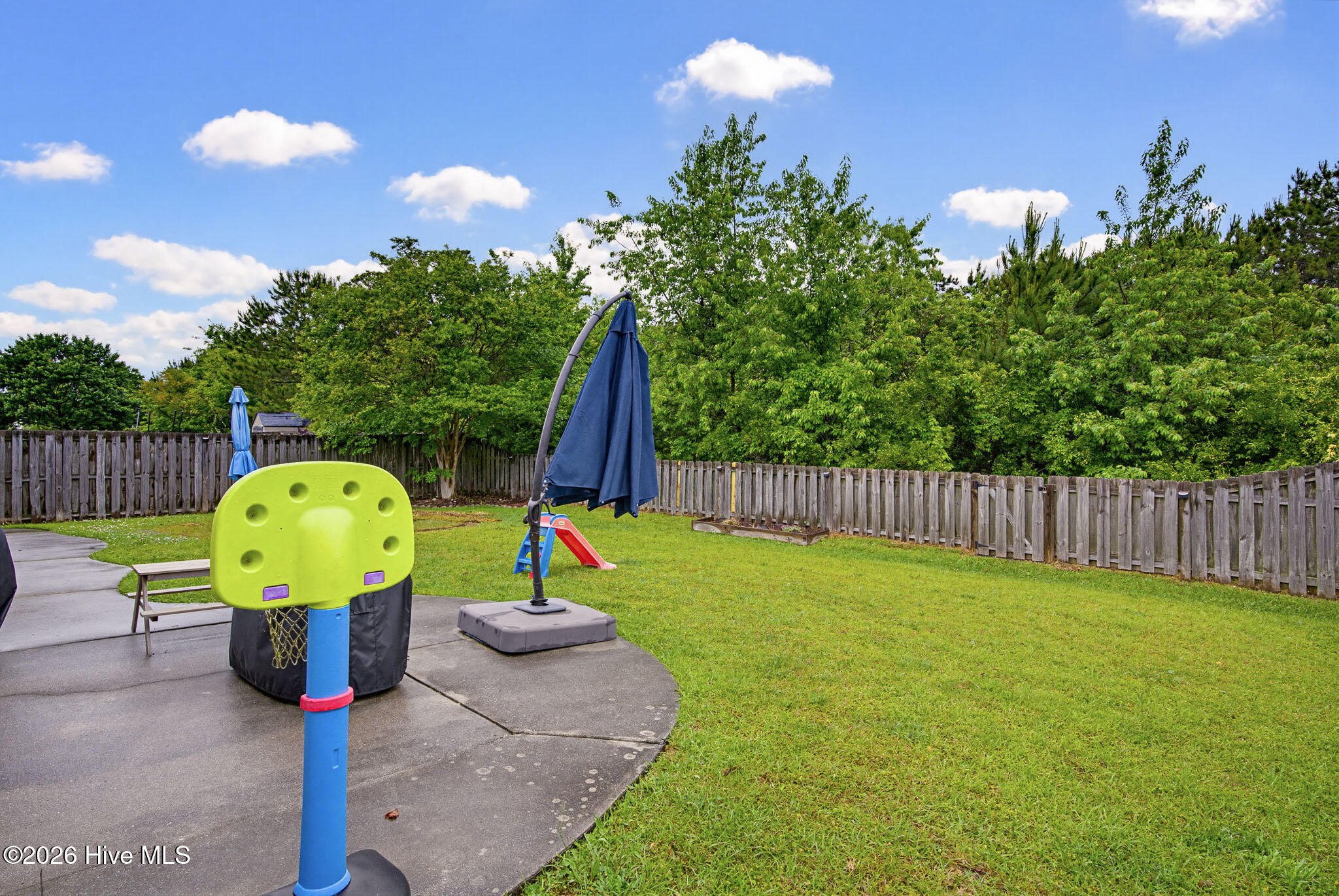 208 Red Carnation Drive Holly Ridge, NC 28445 - Photo 26 of 28 Fenced in backyard