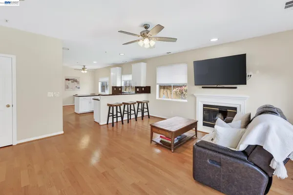 a small pool with a table and chairs