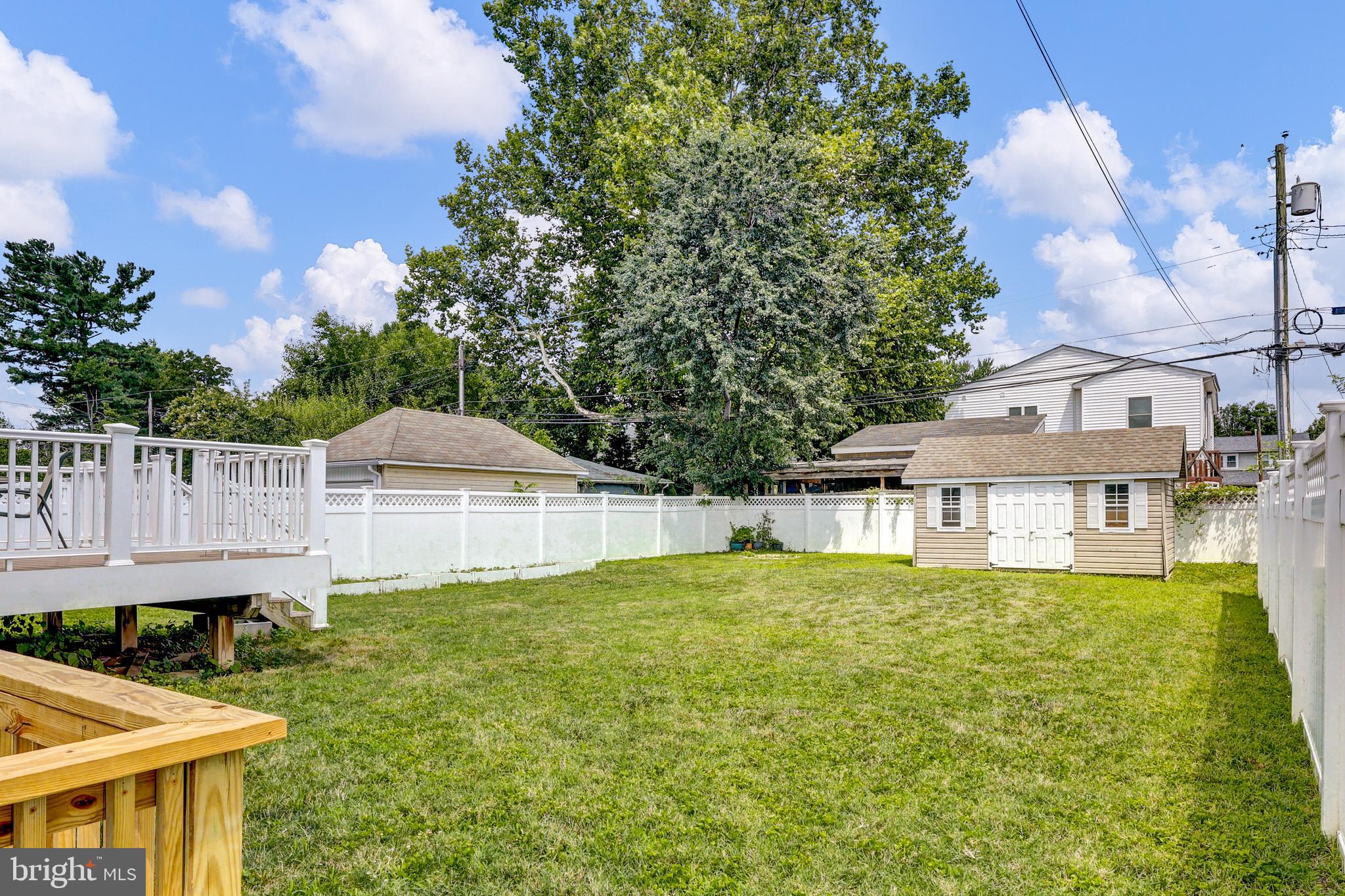 412 Shipley Road Linthicum Heights, MD 21090 - Photo 33 of 36 Fully enclosed backyard with vinyl privacy fence