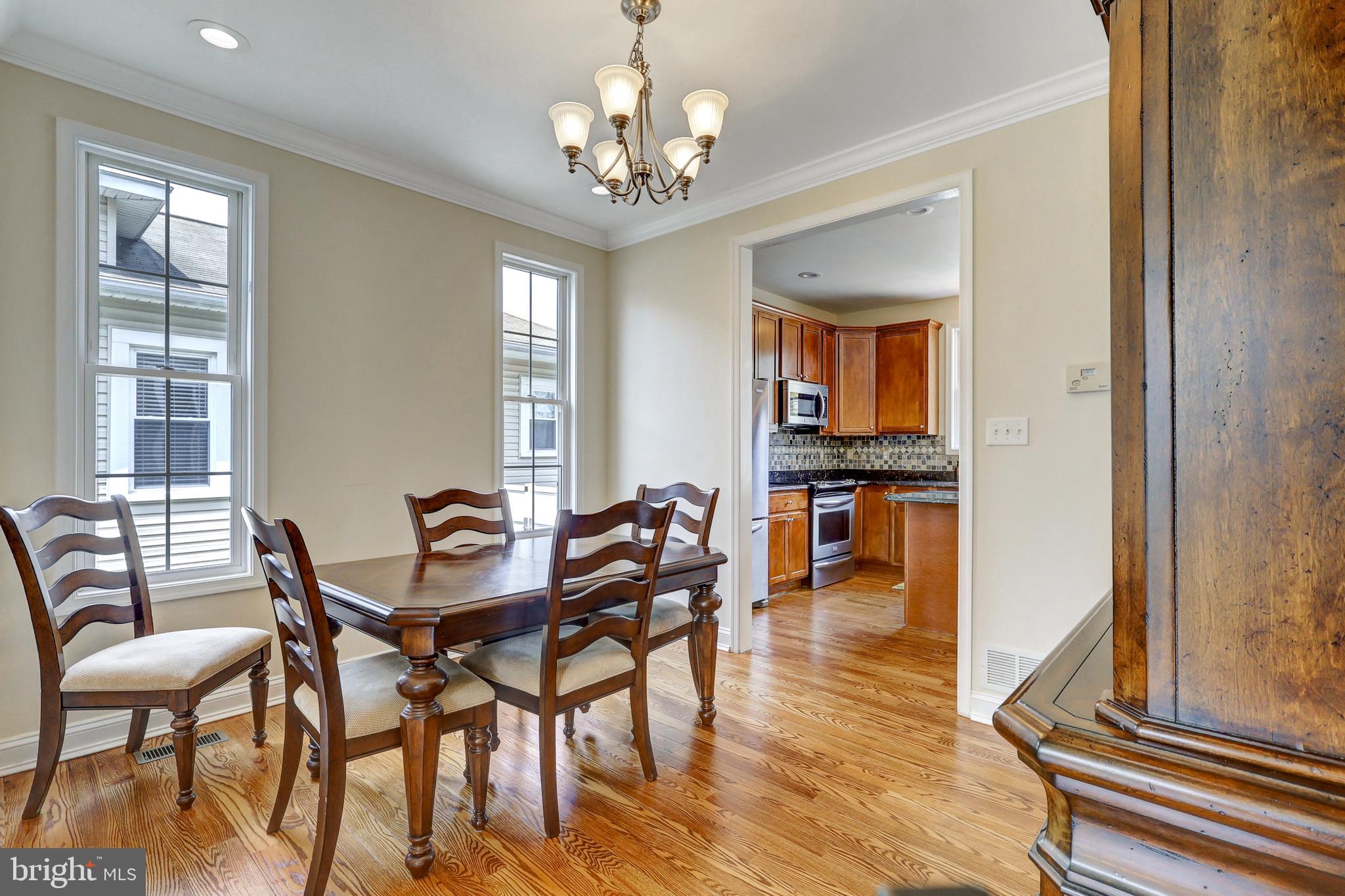 412 Shipley Road Linthicum Heights, MD 21090 - Photo 6 of 36 Dining room with hardwood floors