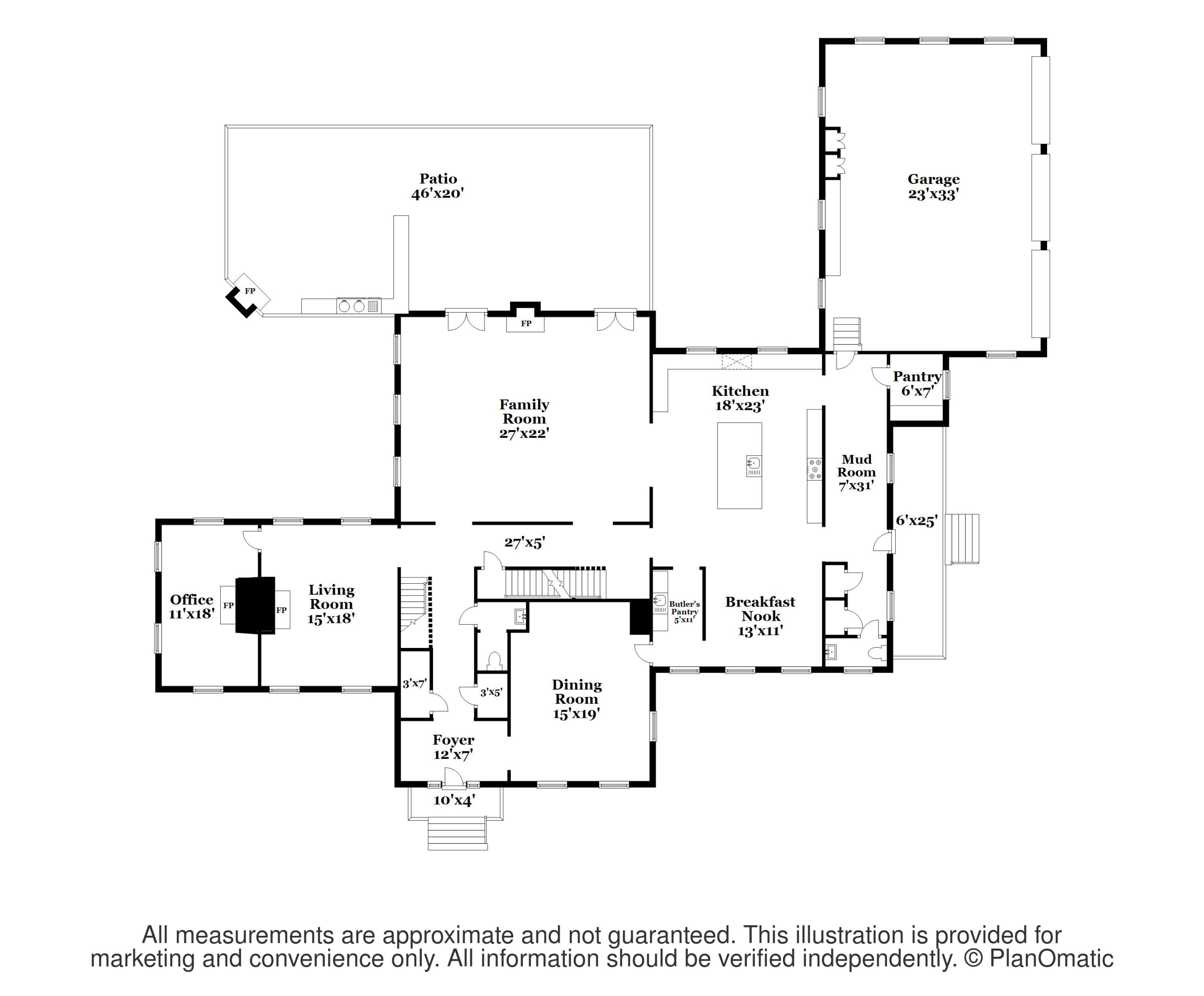5 Lowlyn Road Westport, CT 06880 - Photo 40 of 42 Main Floor Plan