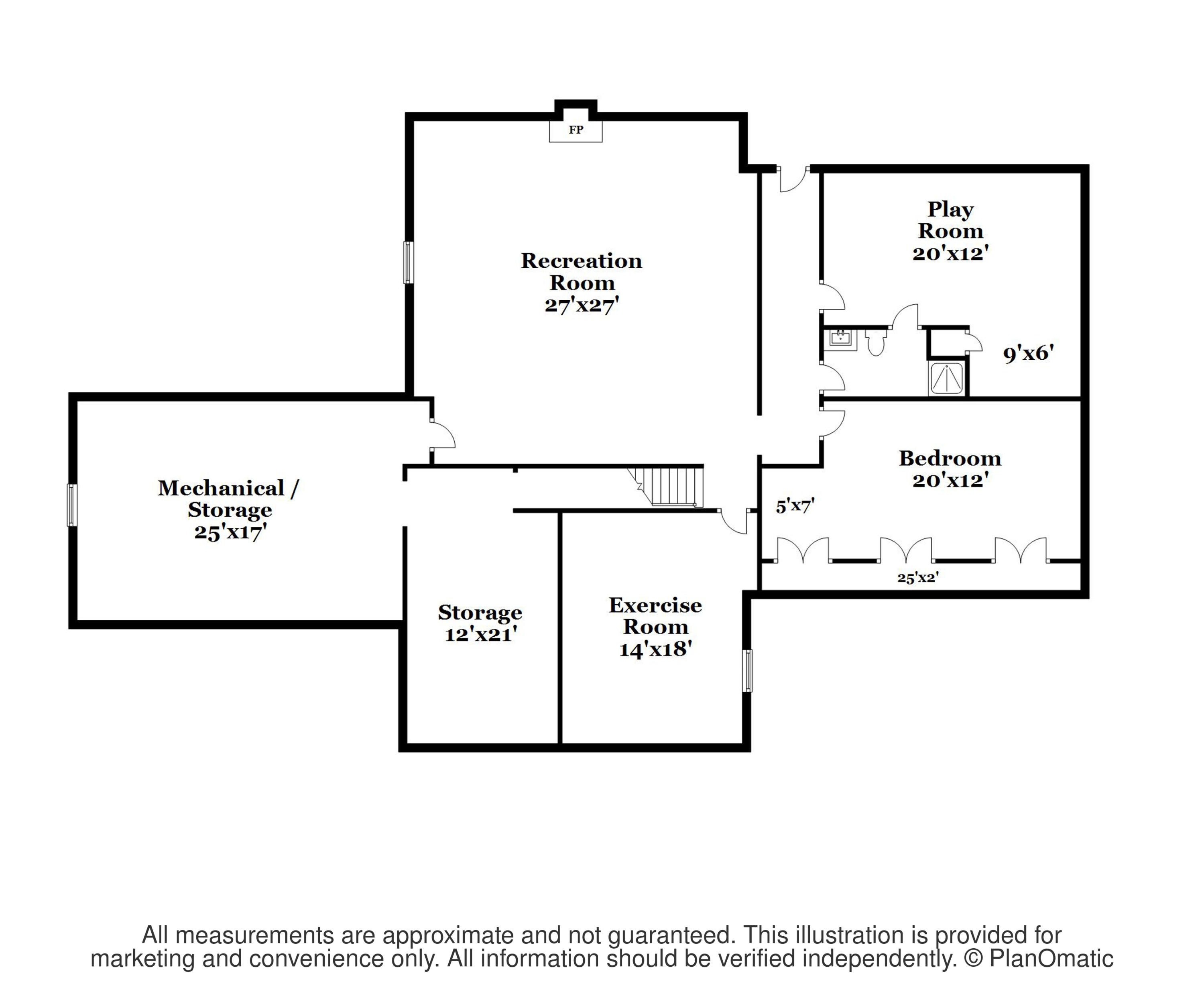 5 Lowlyn Road Westport, CT 06880 - Photo 42 of 42 Lower Floor Plan