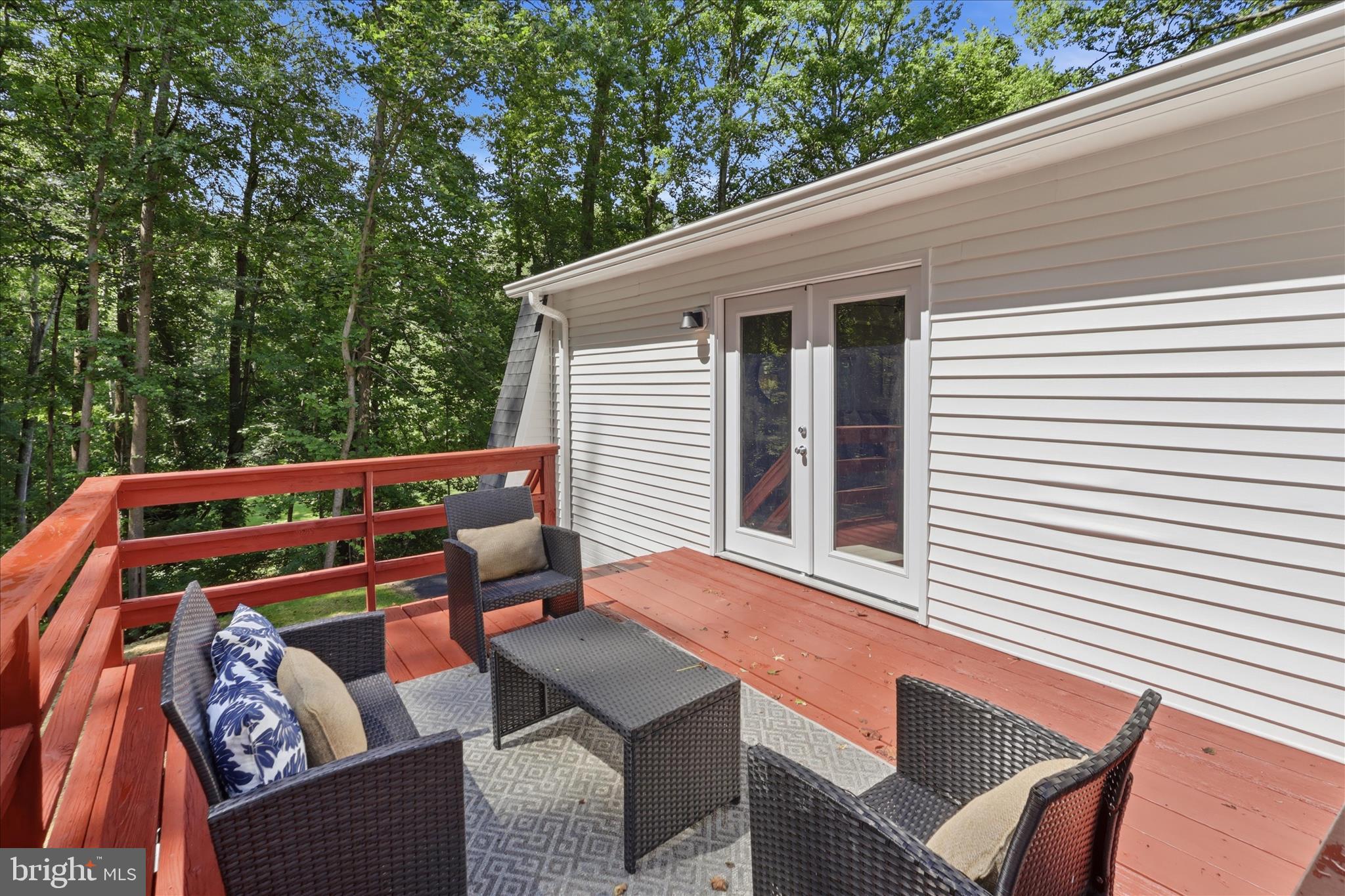 8855 Lowell Road Pomfret, MD 20675 - Photo 16 of 48 Large deck off kitchen/family room