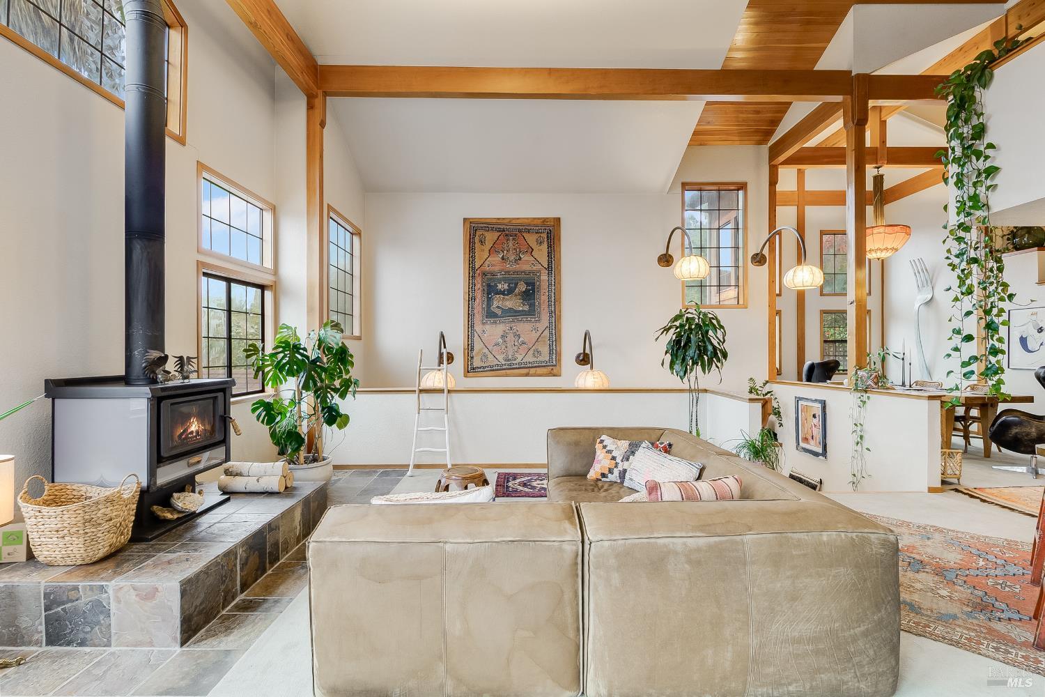 153 Incline Place Benicia, CA 94510 - Photo 23 of 99 Wood burning stove in living room