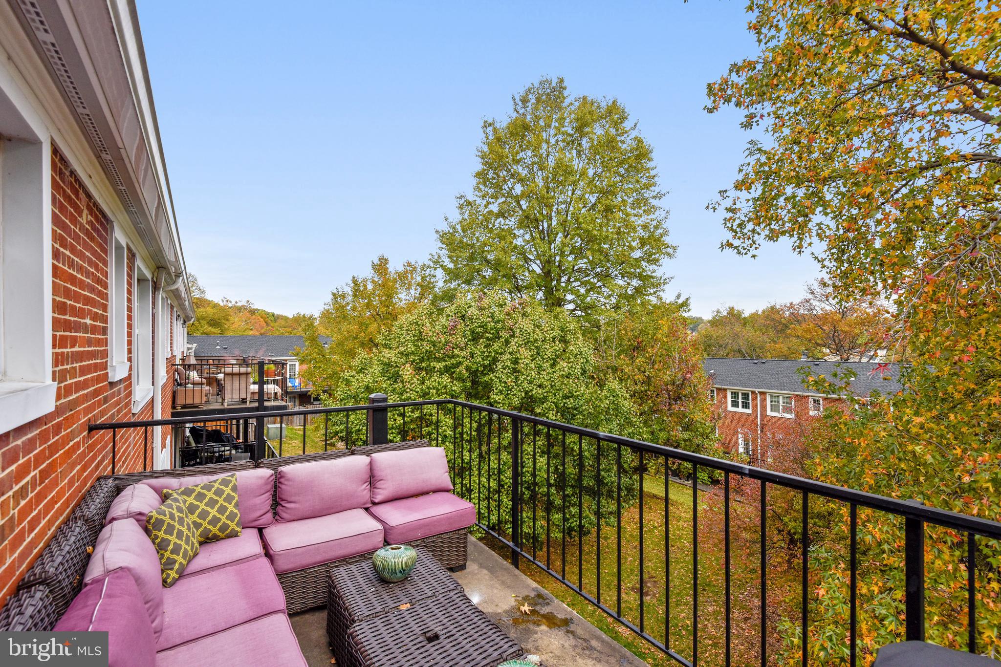 4608 28th Road South, Unit B Arlington, VA 22206 - Photo 16 of 26 Private Balcony