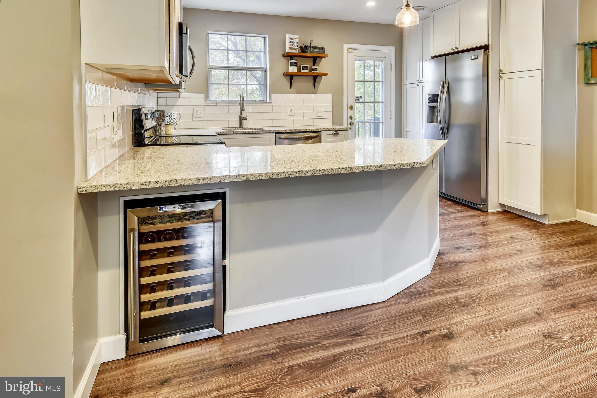4608 28th Road South, Unit B Arlington, VA 22206 - Photo 9 of 26 Updated Kitchen with Wine Fridge