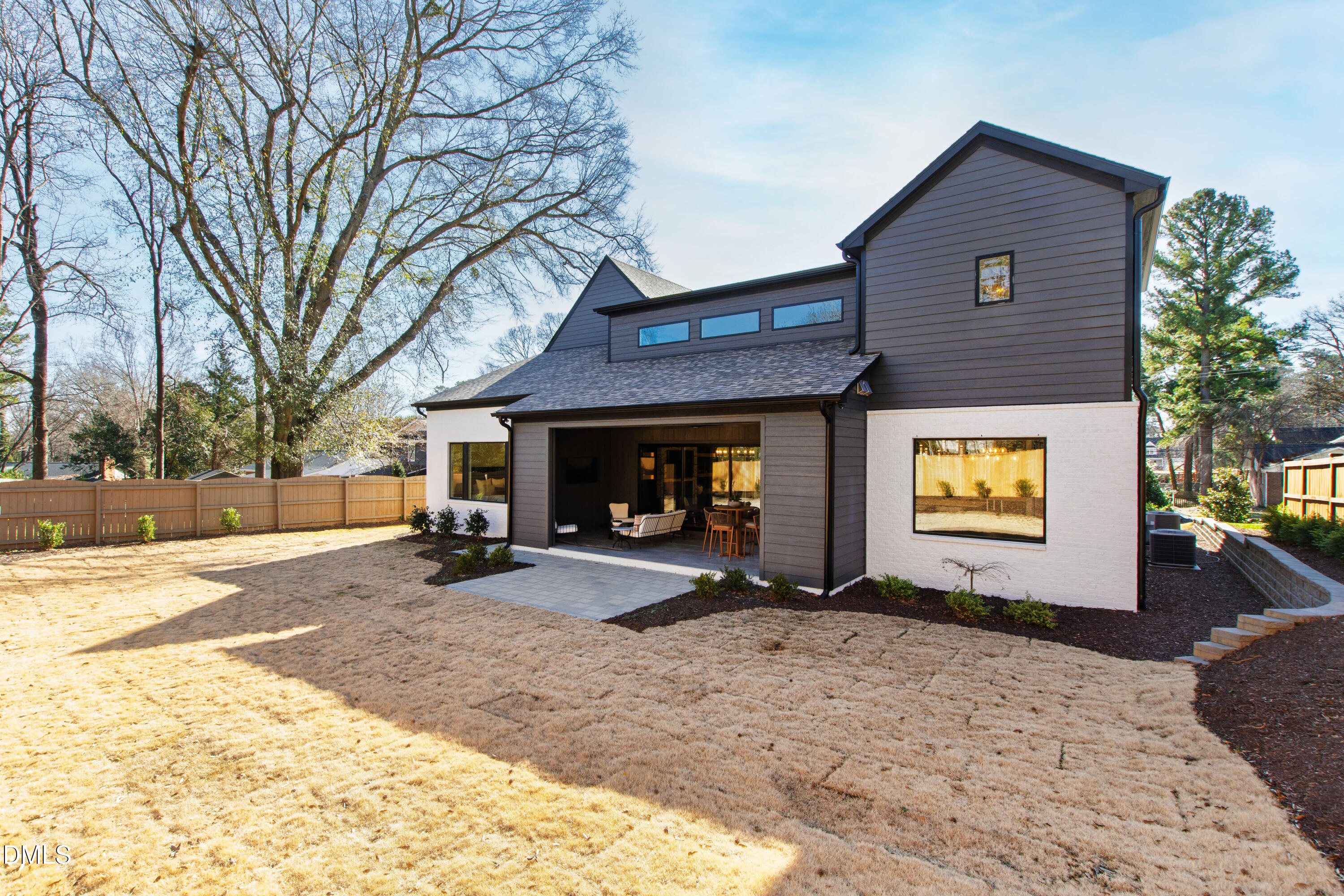 405 Latimer Road Raleigh, NC 27609 - Photo 88 of 100 a view of a house with backyard