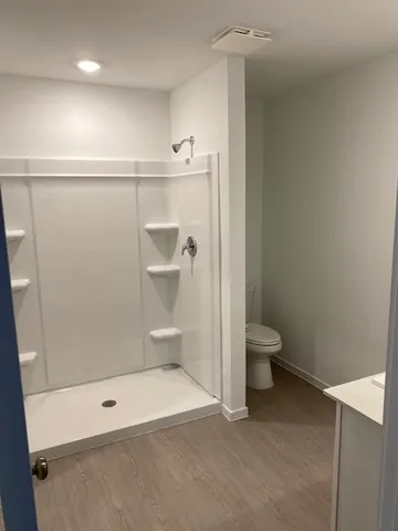 a view of a rack on the wall