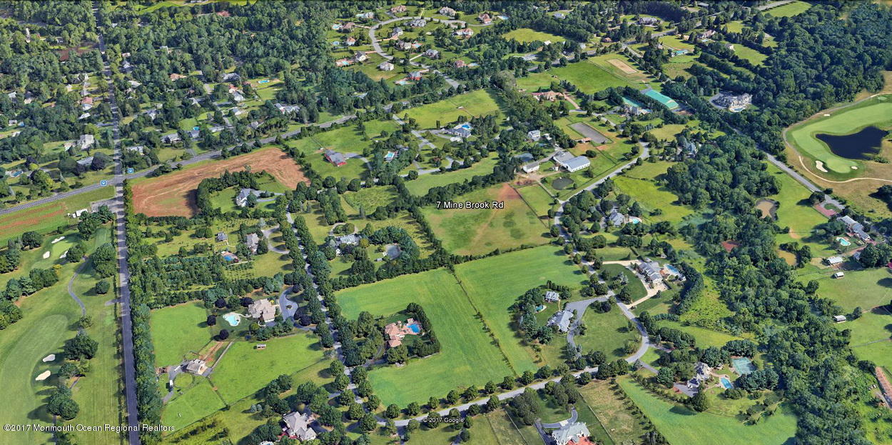 7 Mine Brook Road Colts Neck, NJ 07722 - Photo 9 of 10 an aerial view of a yard