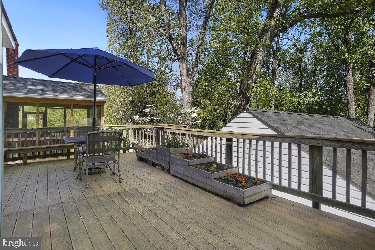 707 Silver Spring Avenue Silver Spring, MD 20910 - Photo 16 of 41 Deck off the Kitchen