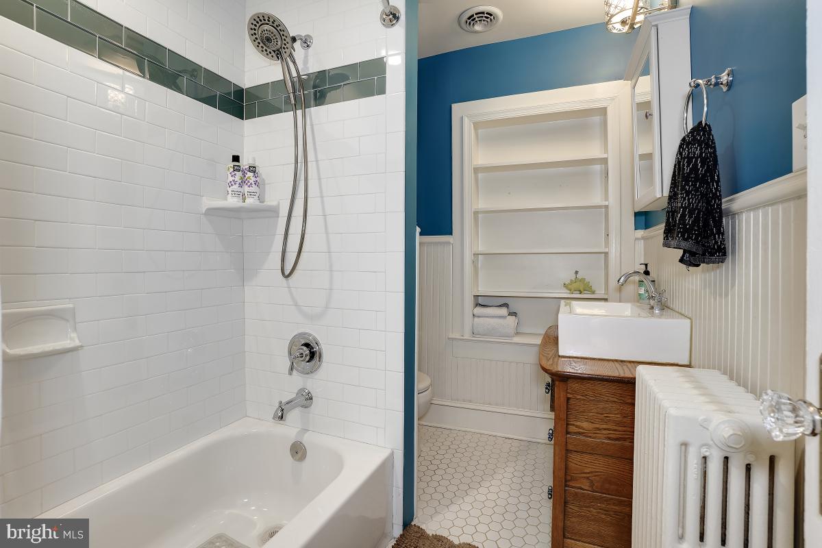 707 Silver Spring Avenue Silver Spring, MD 20910 - Photo 24 of 41 Updated Hall Bathroom