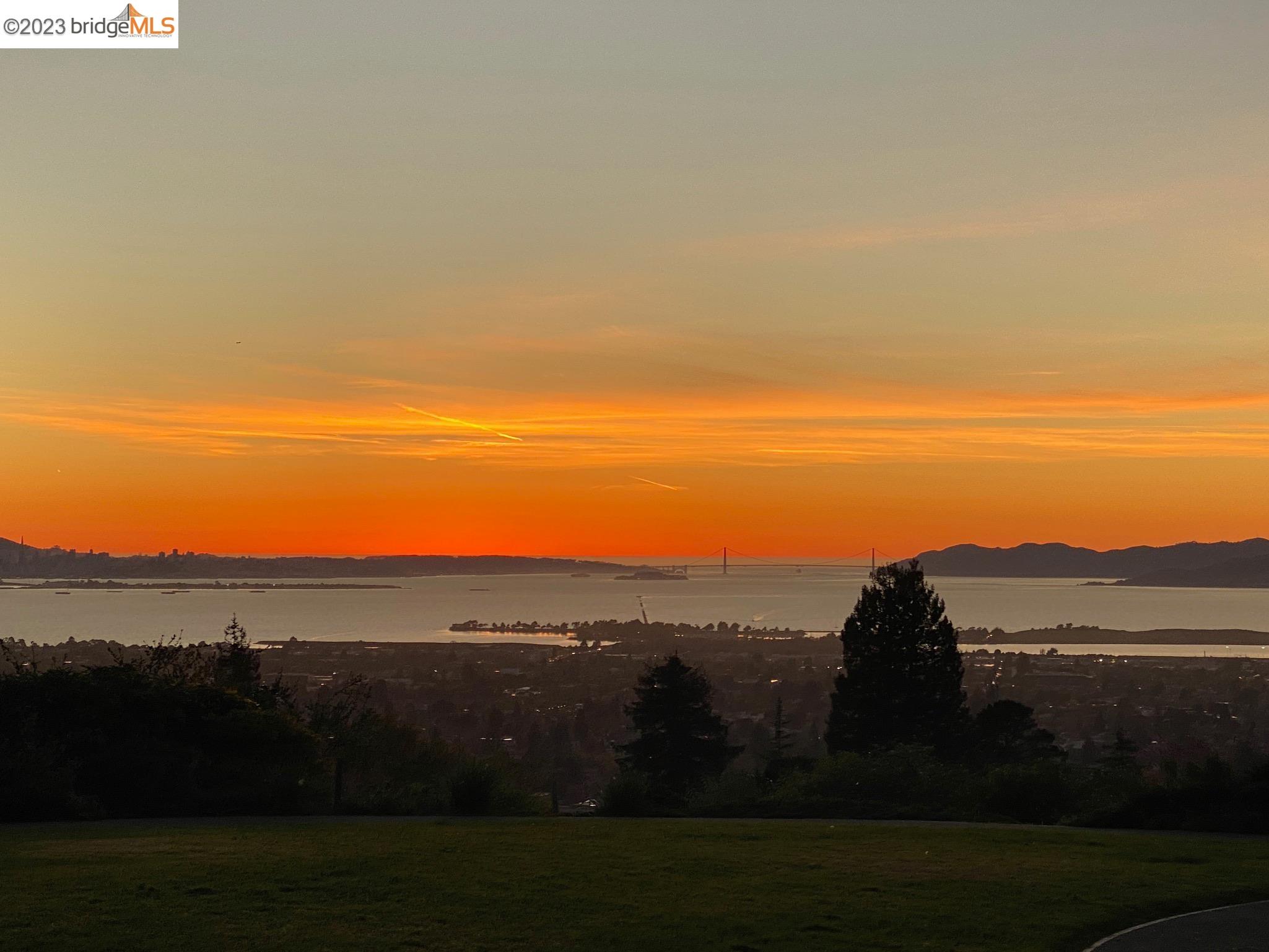 a view of lake and mountain
