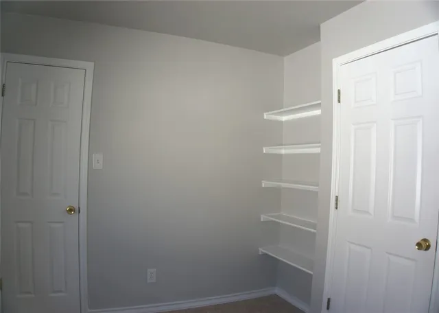 a view of walk in closet