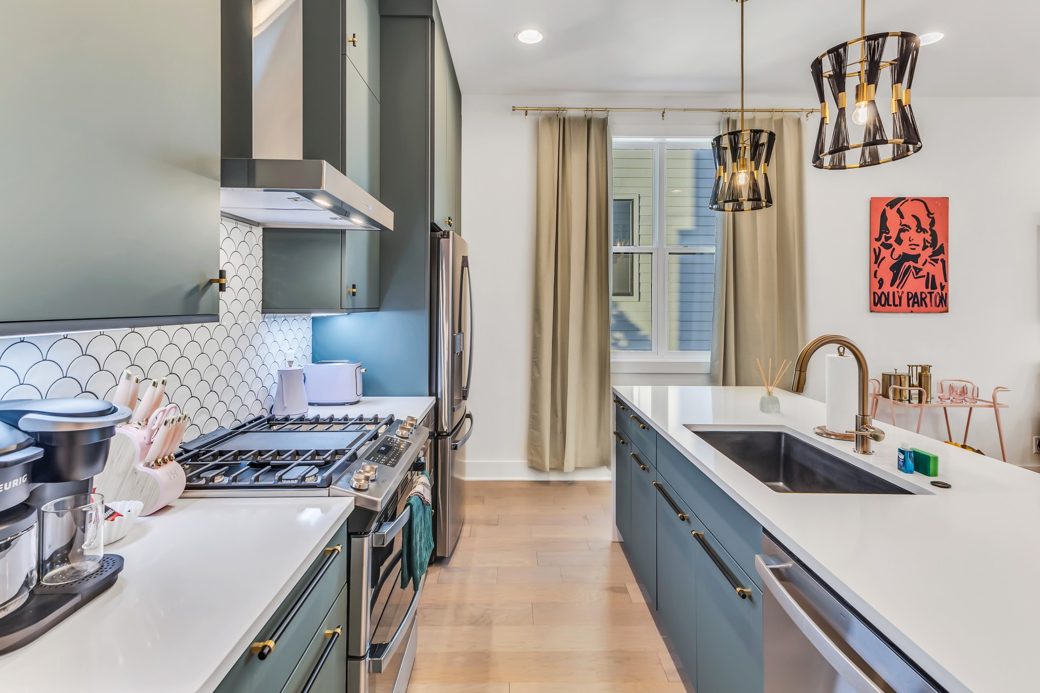 2176 Carson Street, Unit 5 Nashville, TN 37211 - Photo 15 of 40 a kitchen with a sink stove and cabinets