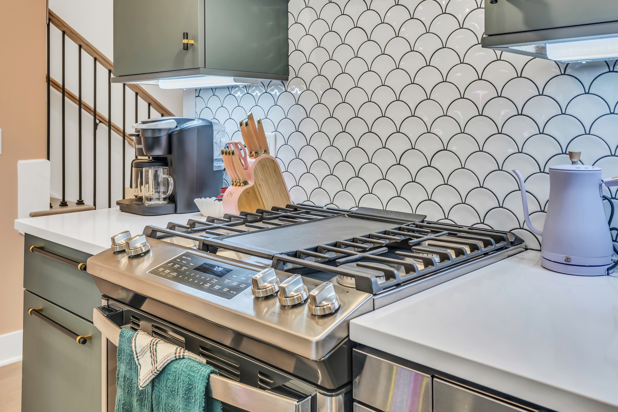 2176 Carson Street, Unit 5 Nashville, TN 37211 - Photo 17 of 40 a stove top oven sitting inside of a kitchen
