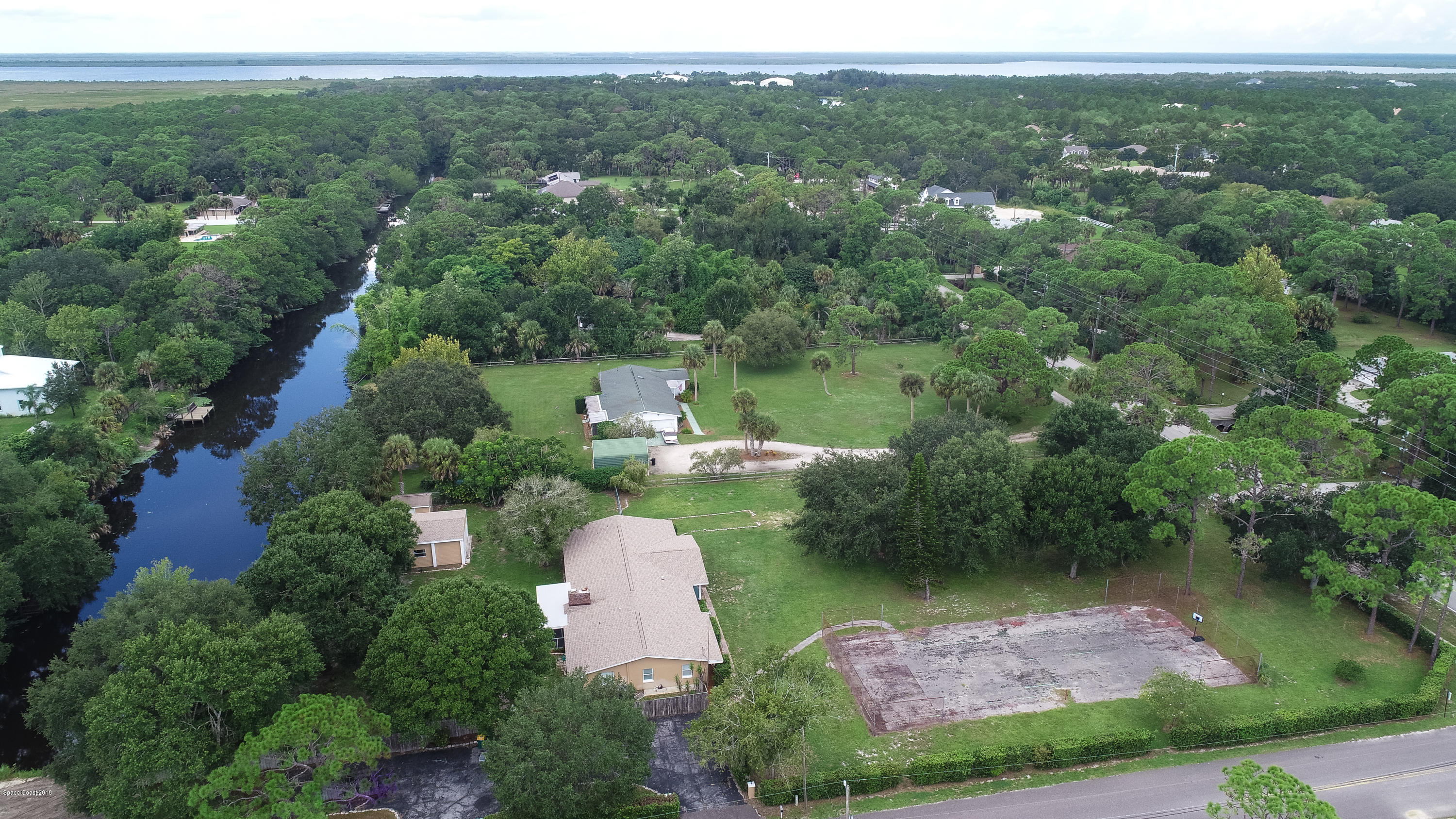 5115 Lake Washington Road Melbourne, FL 32934 - Photo 2 of 32 Aerial Shot West