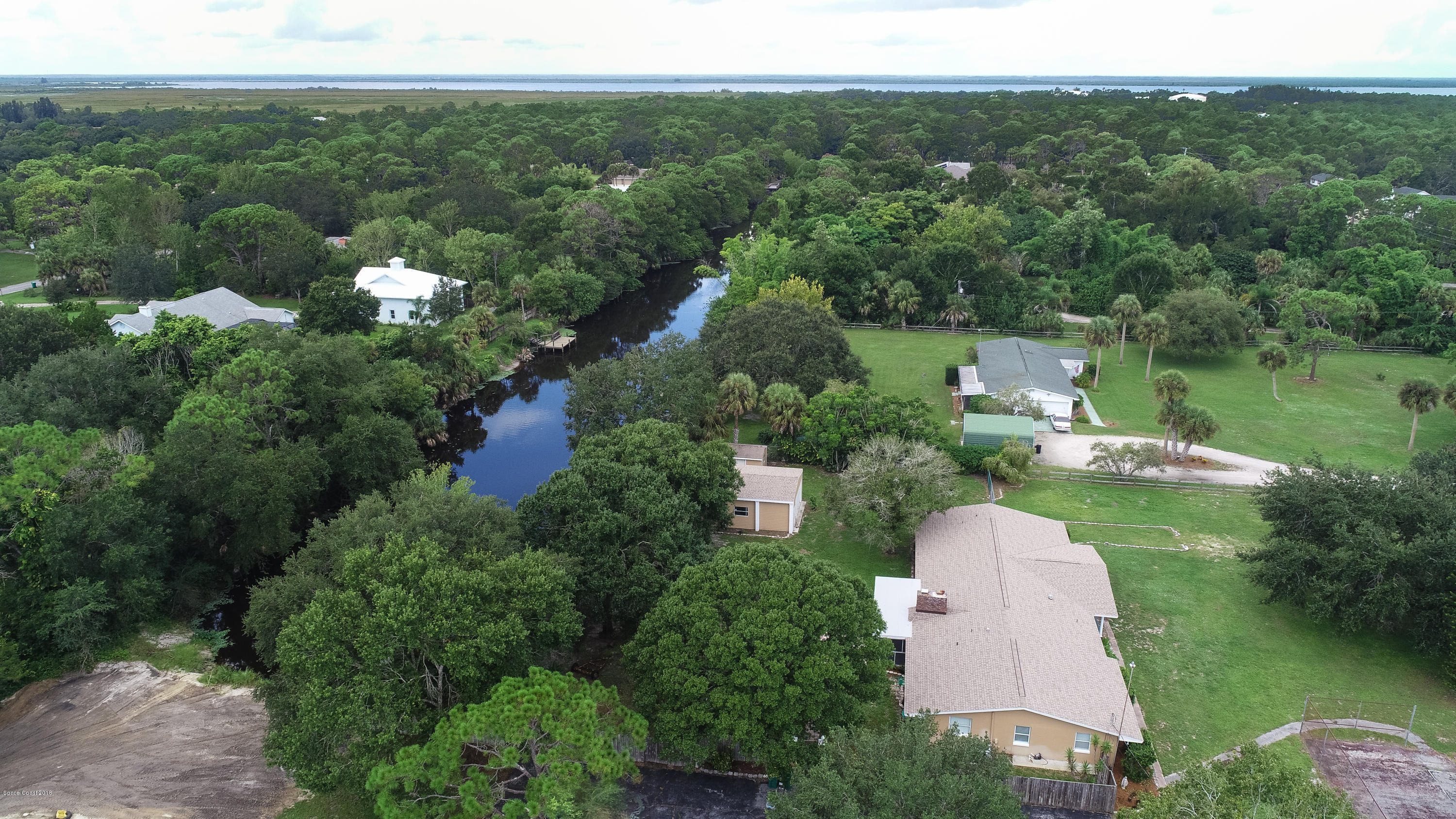 5115 Lake Washington Road Melbourne, FL 32934 - Photo 3 of 32 Aerial Shot West 2