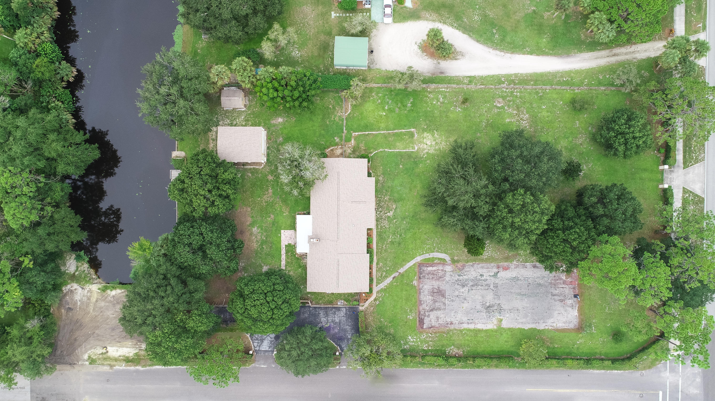 5115 Lake Washington Road Melbourne, FL 32934 - Photo 5 of 32 Aerial Shot Straight