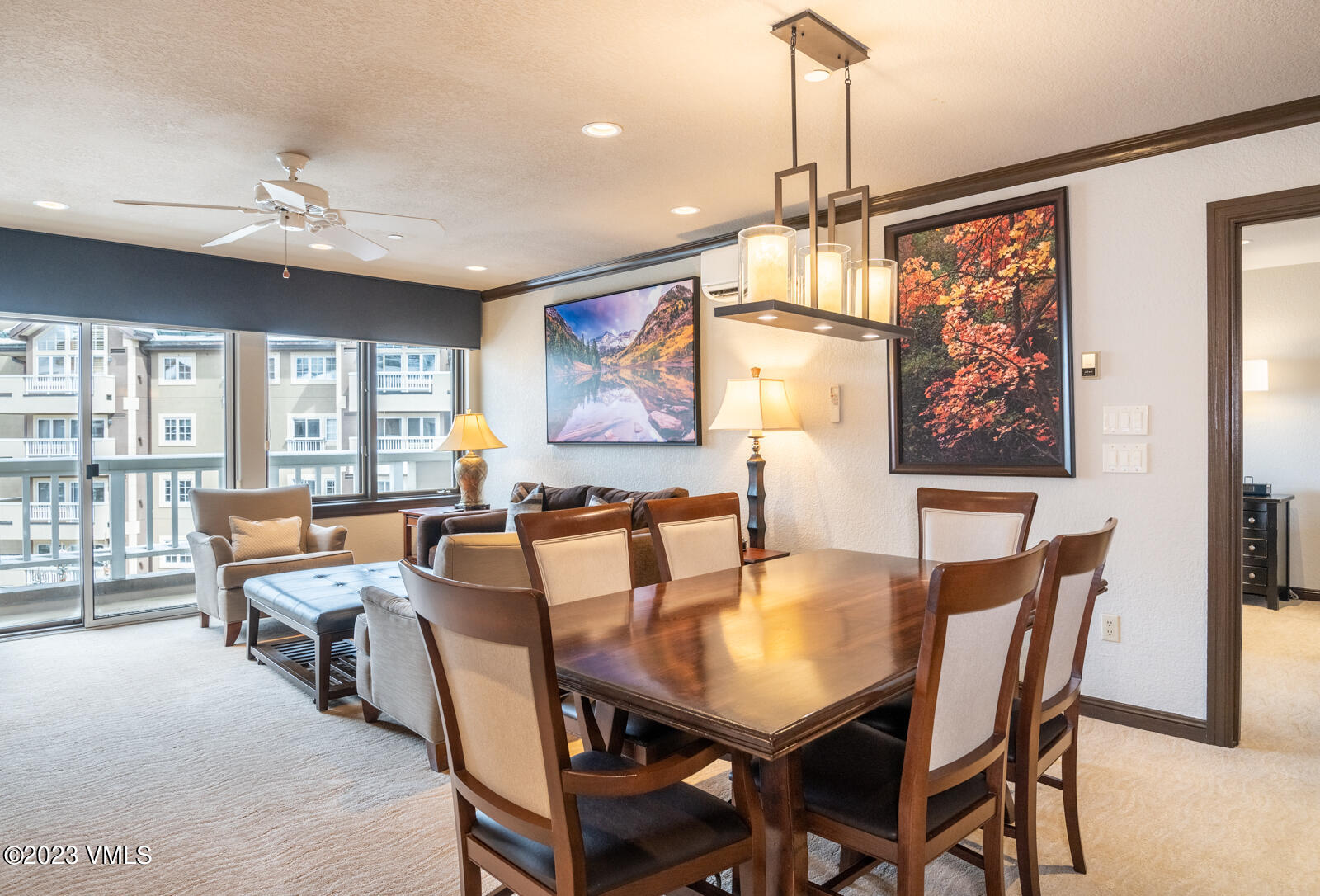 210 Offerson Road, Unit R310/WEEK 51 Beaver Creek, CO 81620 - Photo 6 of 35 a view of a dining room with furniture window and outside view