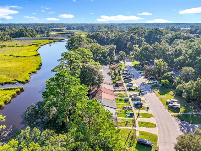 a view of a city and lake view