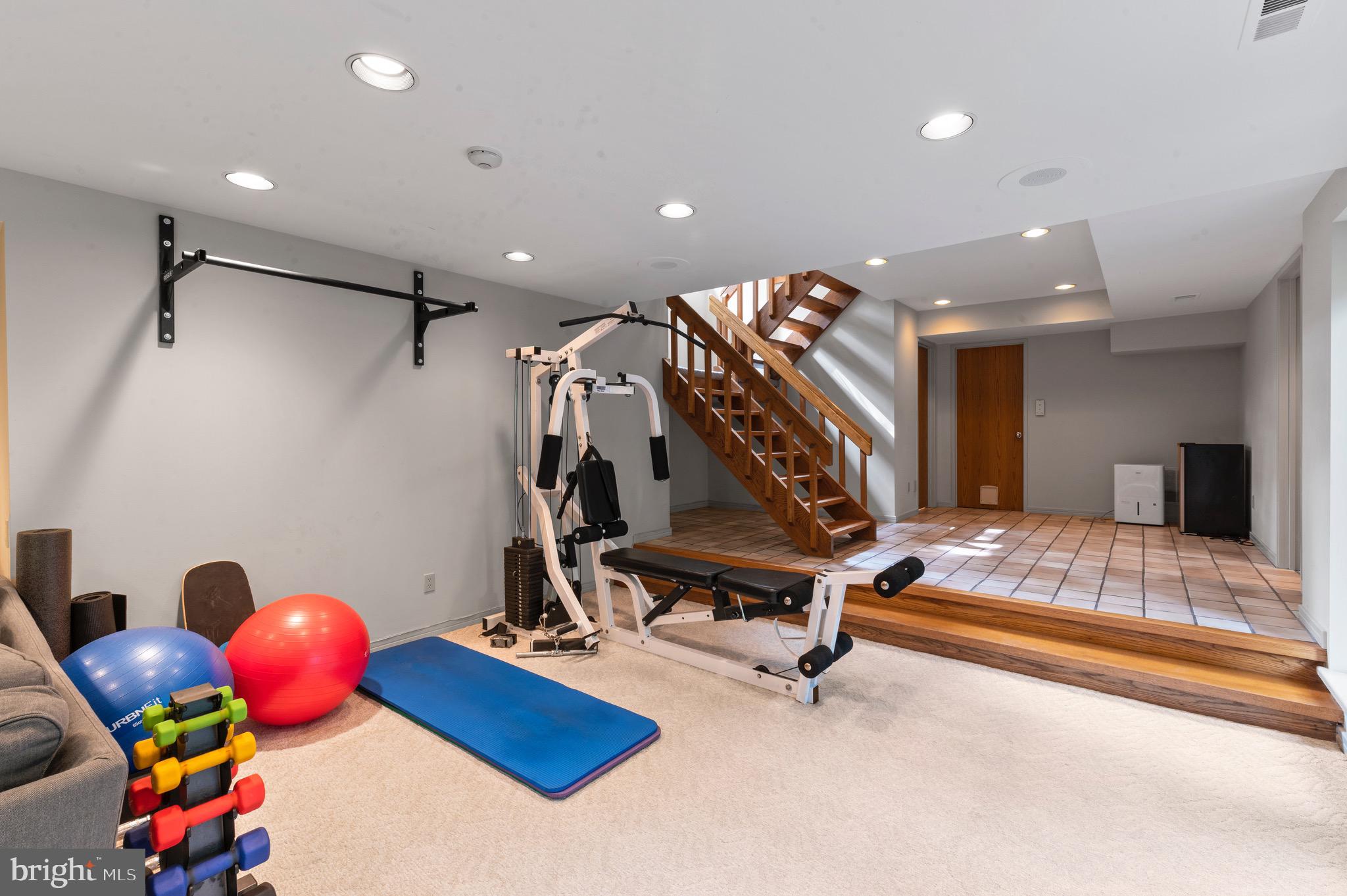 260 Ravenscliff Road Wayne, PA 19087 - Photo 32 of 51 Lower Level Gym Area