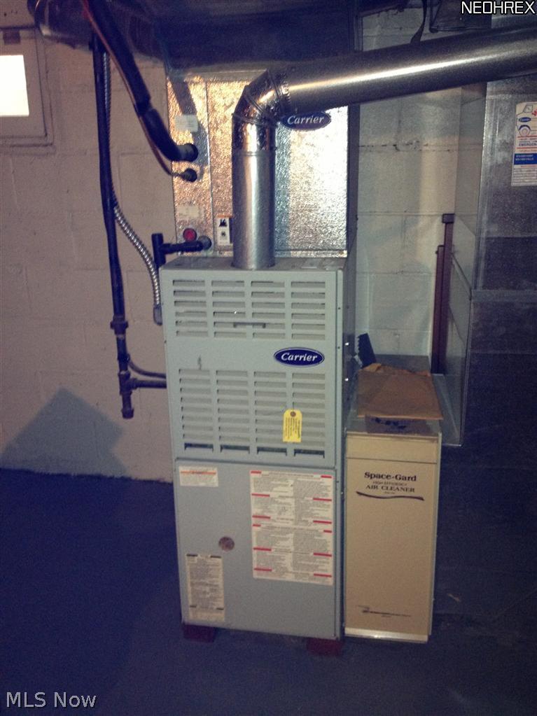 833 Bryce Road Kent, OH 44240 - Photo 18 of 24 Newer Carrier furnace with electronic air cleaner