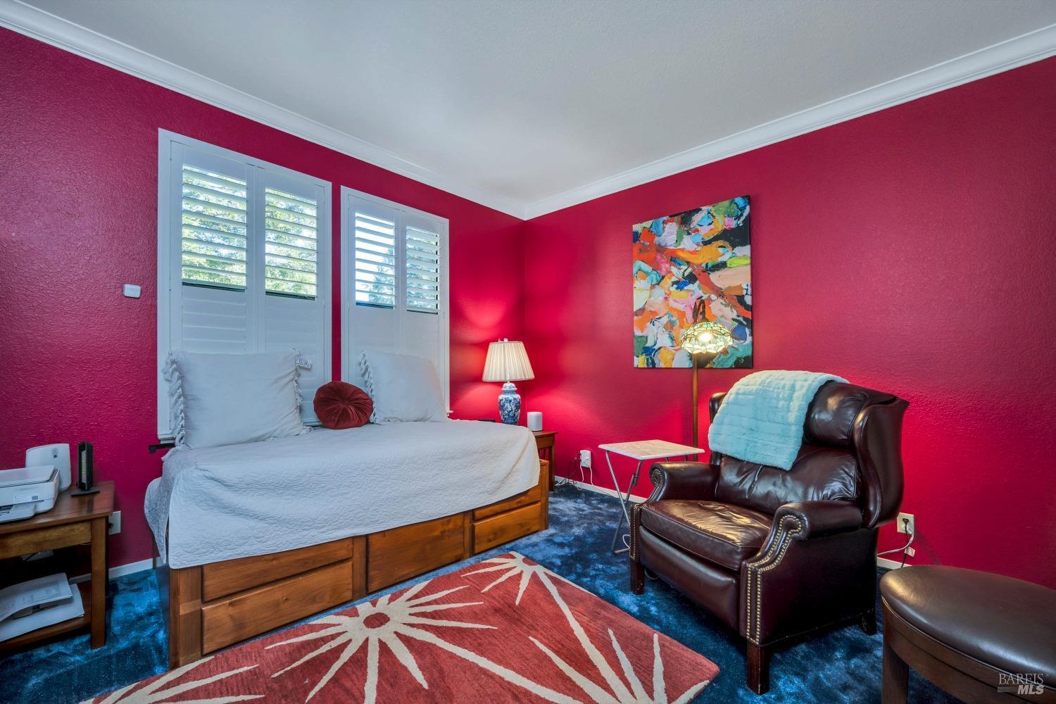 667 Cherry Avenue, Unit 34 Sonoma, CA 95476 - Photo 12 of 20 a bedroom with furniture and a window