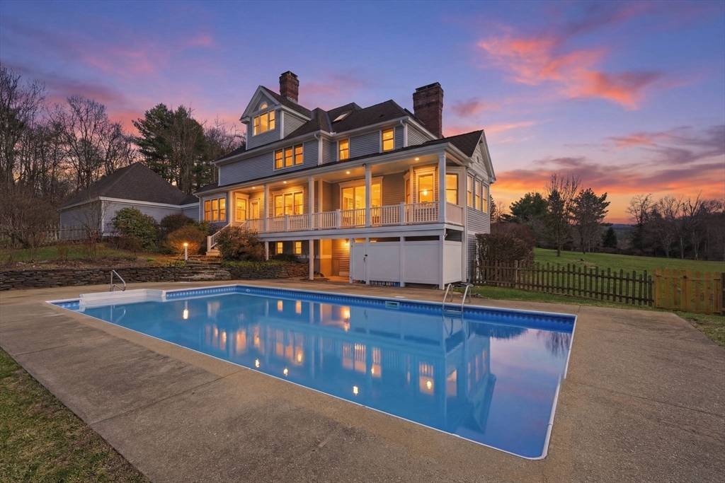 365 Middle Street Amherst, MA 01002 - Photo 42 of 42 a view of a house with a swimming pool with a yard