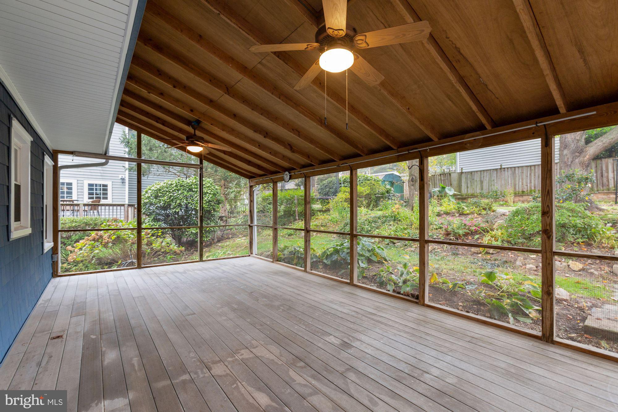 3004 Fayette Road Kensington, MD 20895 - Photo 28 of 34 Enclosed Back Porch