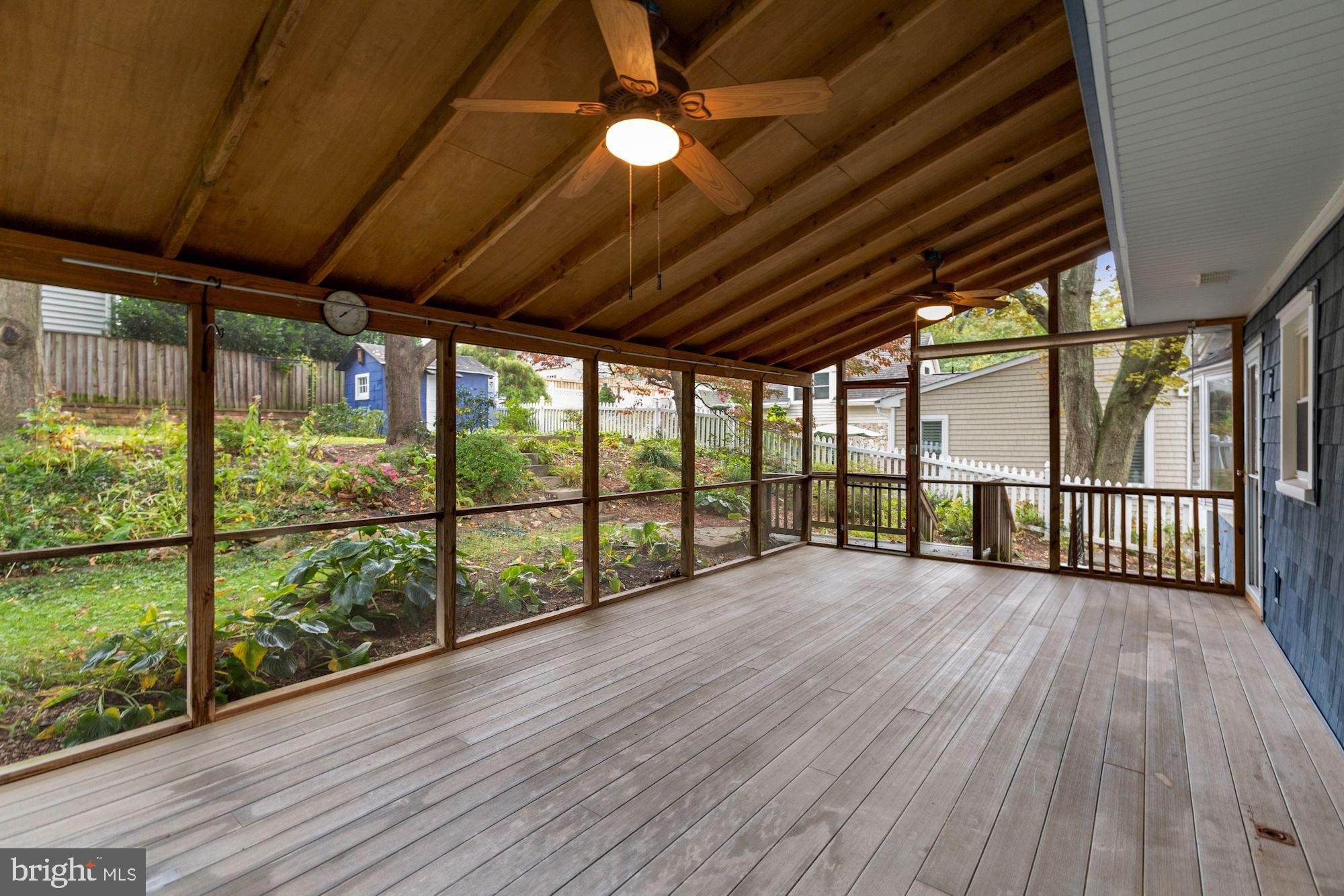3004 Fayette Road Kensington, MD 20895 - Photo 29 of 34 Enclosed Back Porch