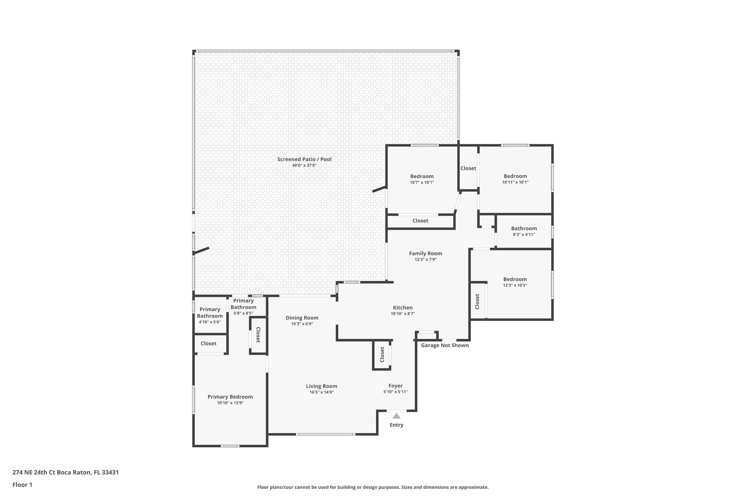 274 Northeast 24th Court Boca Raton, FL 33431 - Photo 38 of 38 Floor Plan