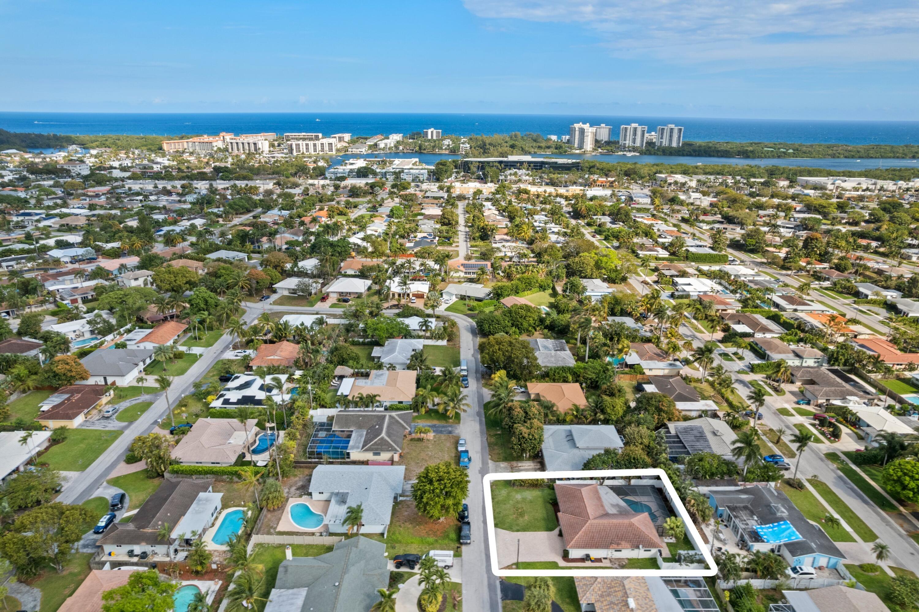 274 Northeast 24th Court Boca Raton, FL 33431 - Photo 25 of 38 Aerial Ocean View