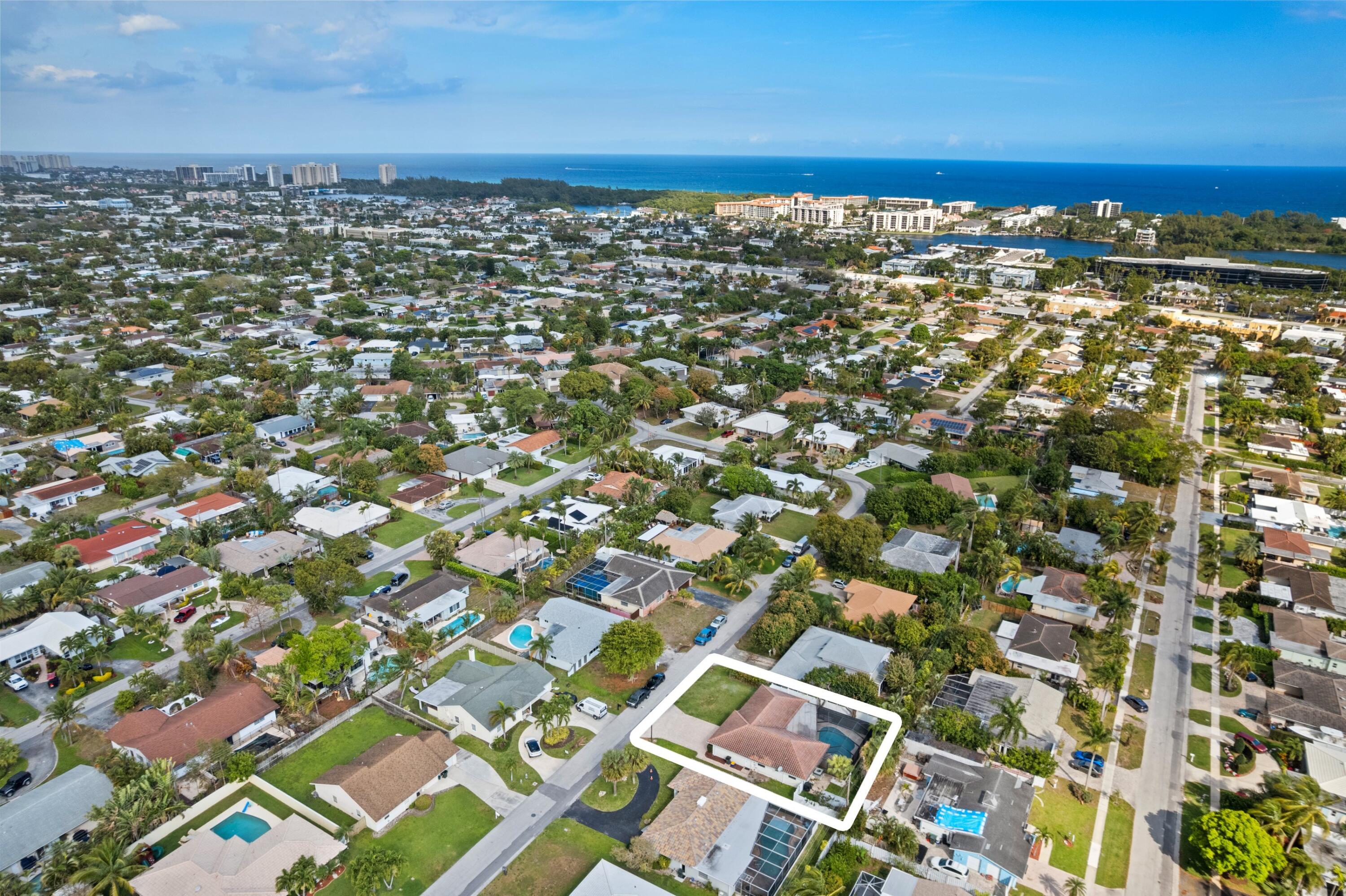 274 Northeast 24th Court Boca Raton, FL 33431 - Photo 26 of 38 Aerial Ocean View