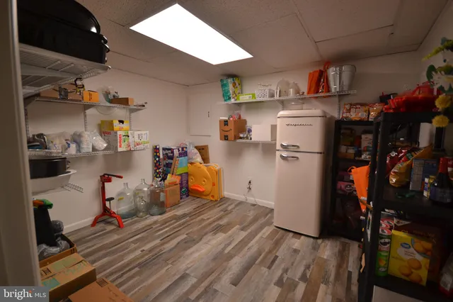 a room with storage and utility