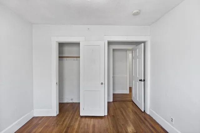 wooden floor in an empty room