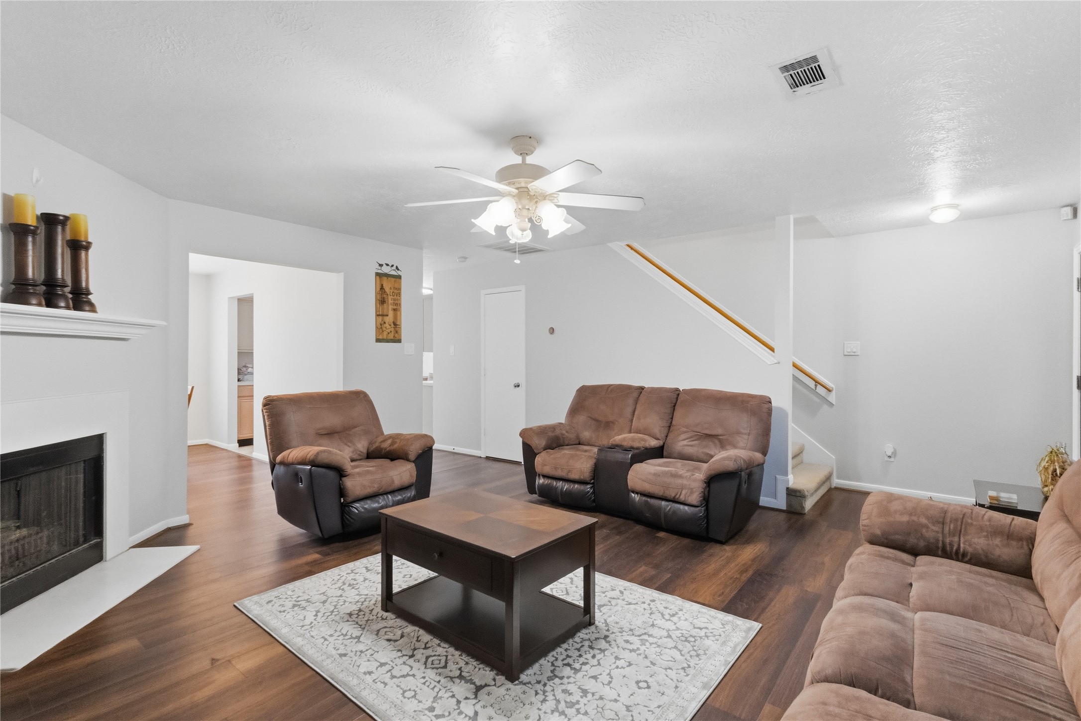 2703 Hidden Spring Vale Drive Spring, TX 77386 - Photo 4 of 29 The living room flows seamlessly into the formal dining, creating an inviting layout, great for entertaining guests, formally or casually.