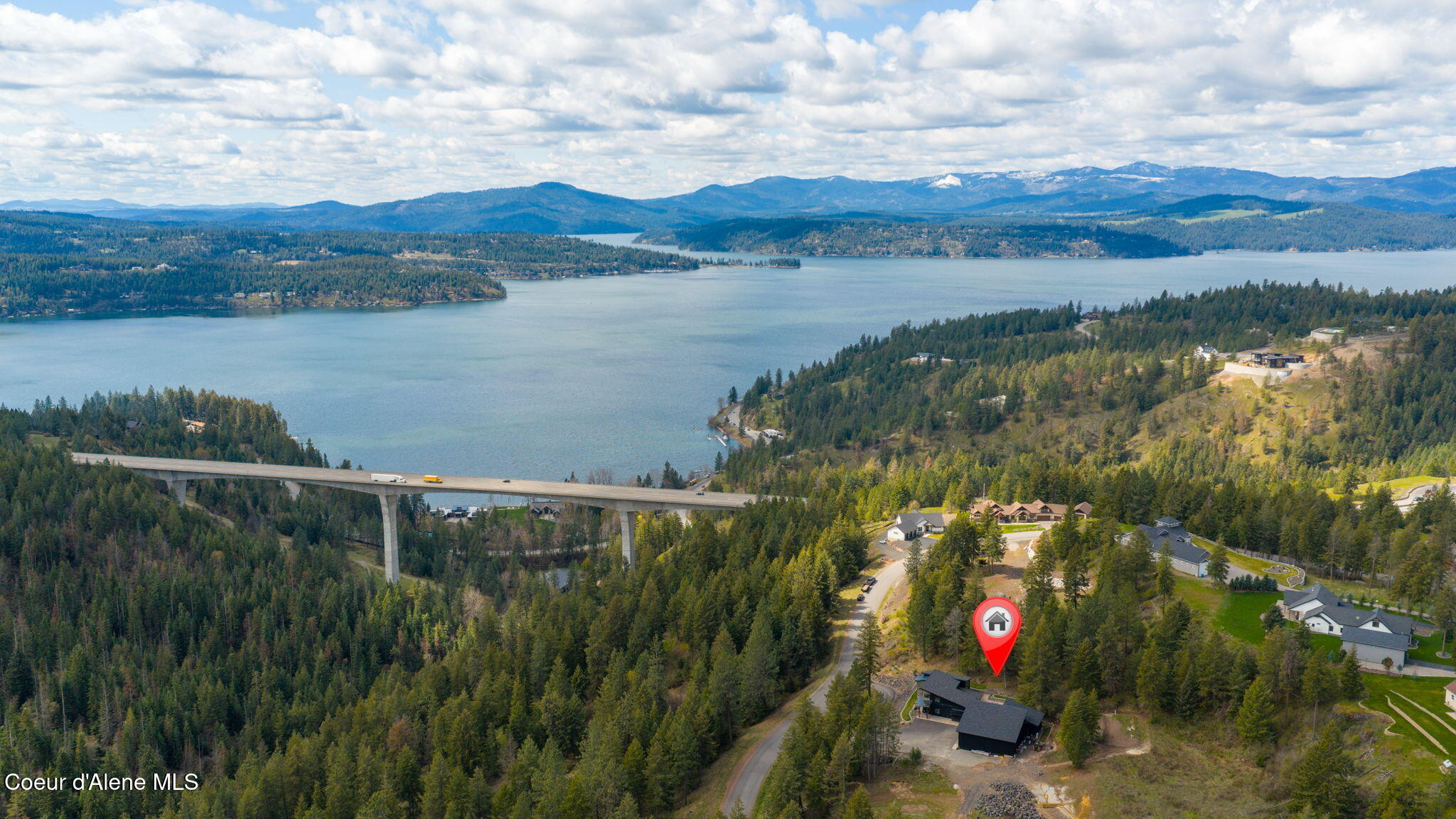 6799 East Shiras Road Coeur D'Alene, ID 83814 - Photo 66 of 98 Aerial Views