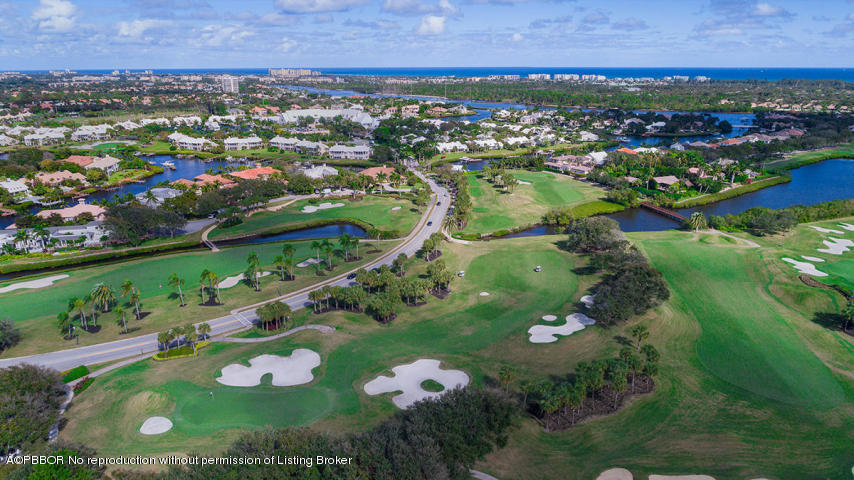 155 Commodore Drive Jupiter, FL 33477 - Photo 3 of 42 Aerial of Course