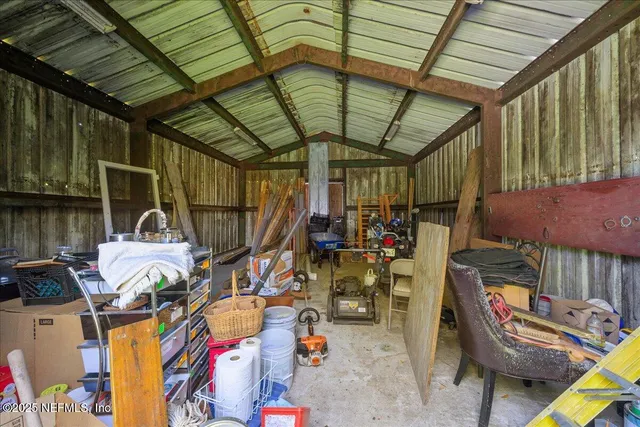 a view of storage and utility room