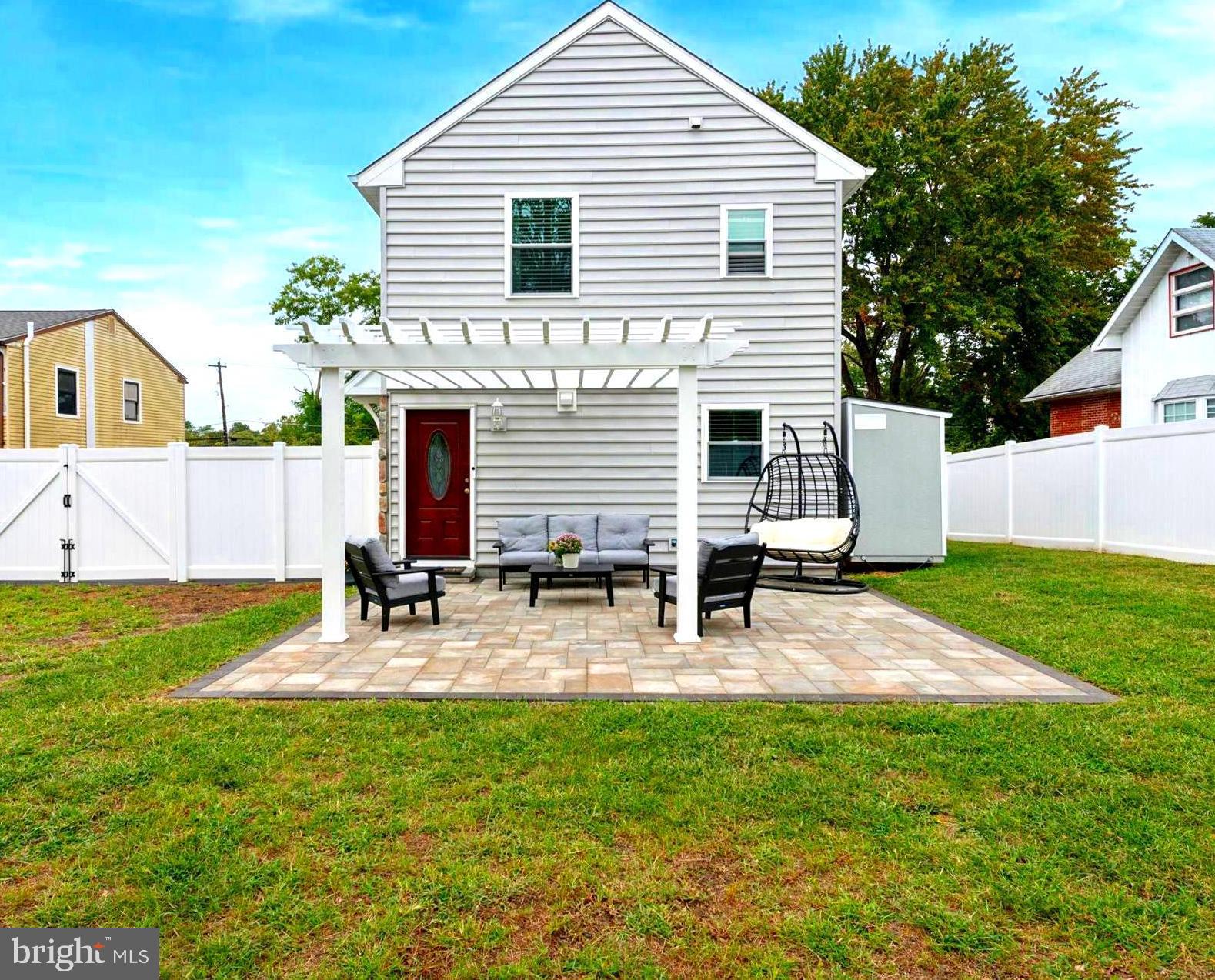 726 Brookhaven Road Wallingford, PA 19086 - Photo 25 of 30 Beautiful upgraded paver patio w/ Pergola and shed