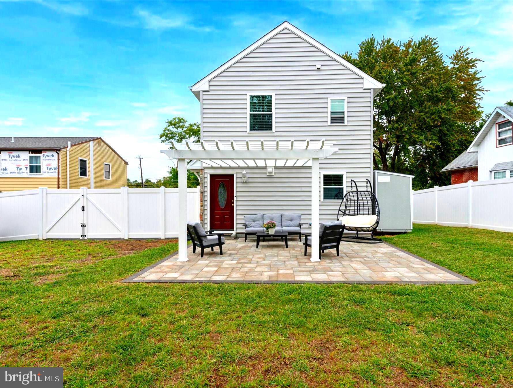 726 Brookhaven Road Wallingford, PA 19086 - Photo 28 of 30 Beautiful upgraded paver patio w/ Pergola and shed