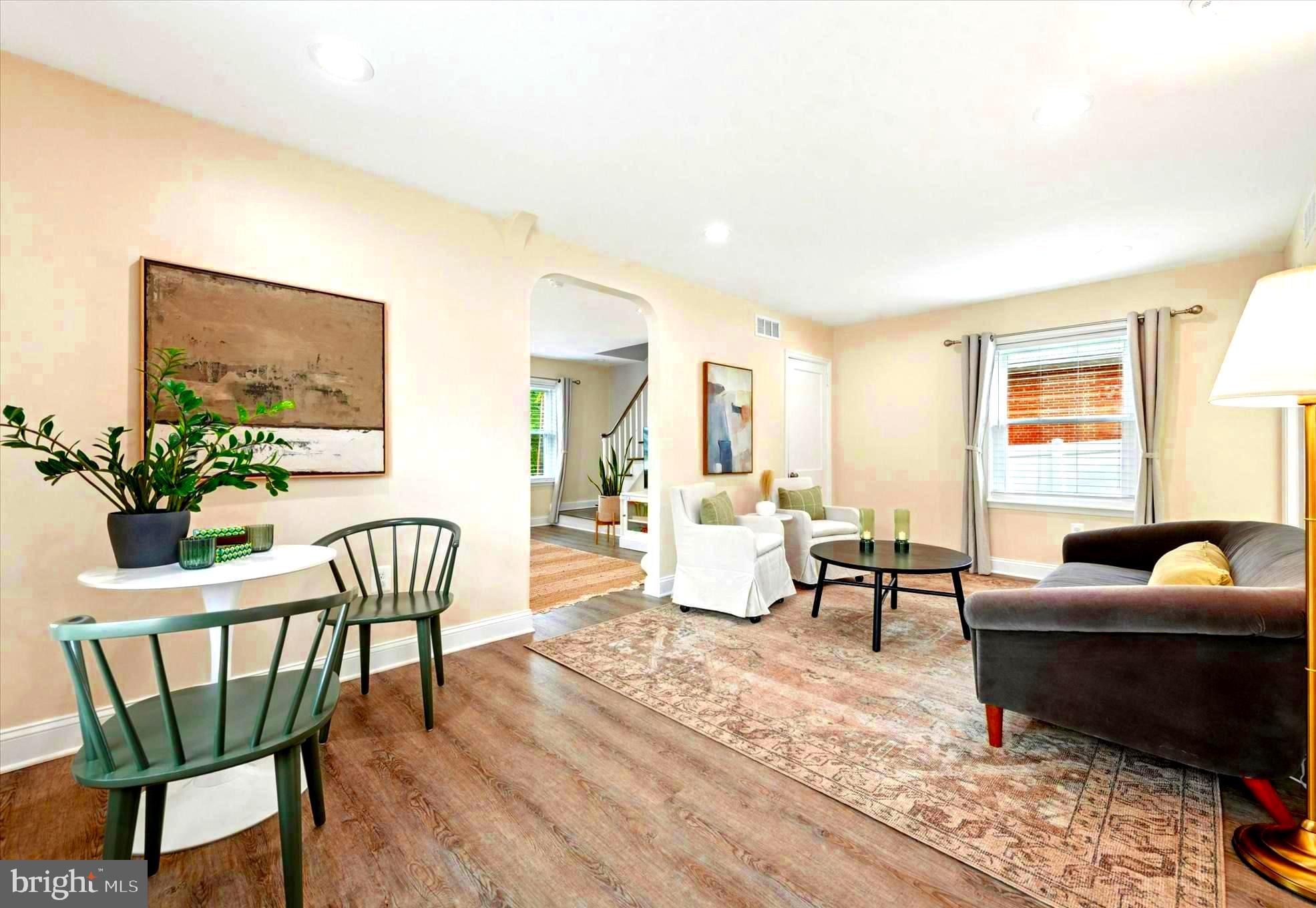 726 Brookhaven Road Wallingford, PA 19086 - Photo 3 of 30 Formal Living area with View to stairs