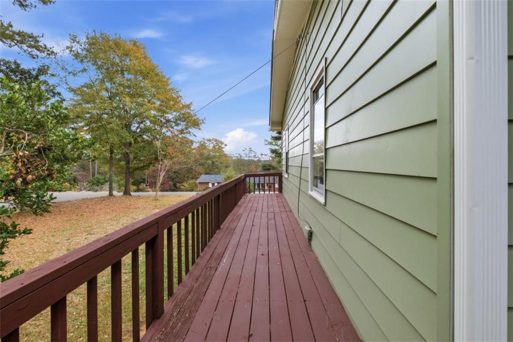 14 Mitchell Circle Southeast Rome, GA 30161 - Photo 8 of 39 a view of balcony and wooden floor