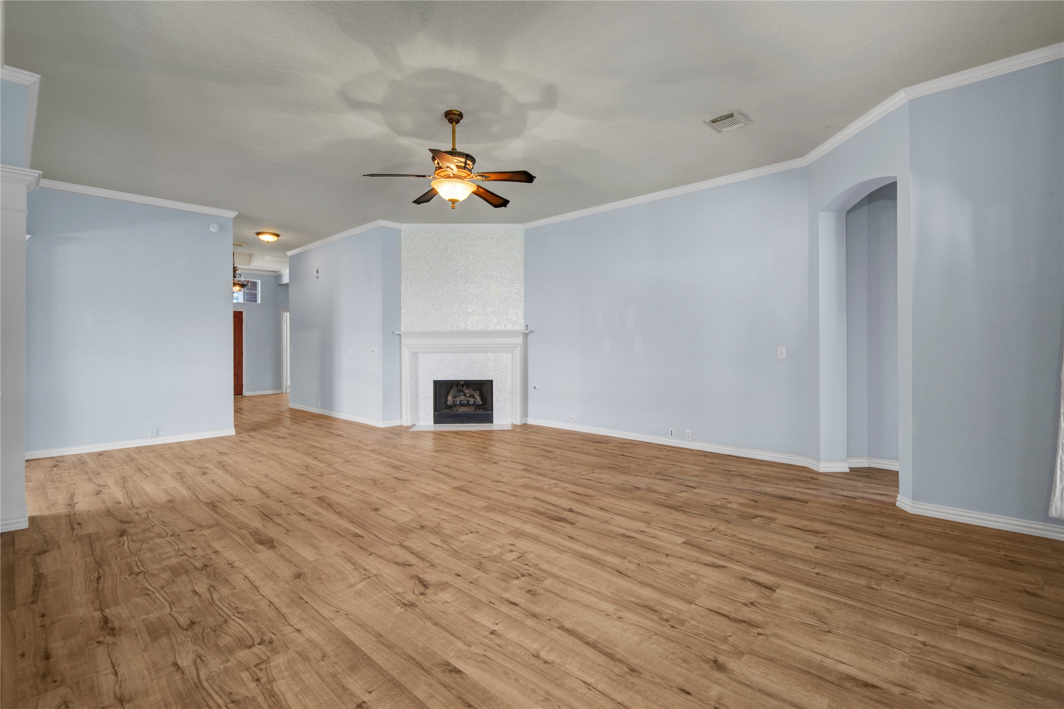 2206 Louetta Brook Lane Spring, TX 77388 - Photo 16 of 39 a view of an empty room and window and fire place