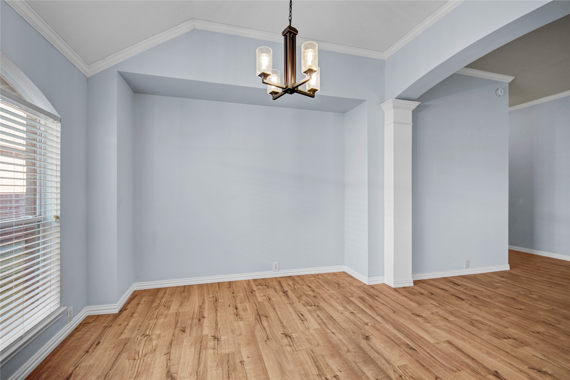 2206 Louetta Brook Lane Spring, TX 77388 - Photo 20 of 39 a view of empty room with wooden floor and fan