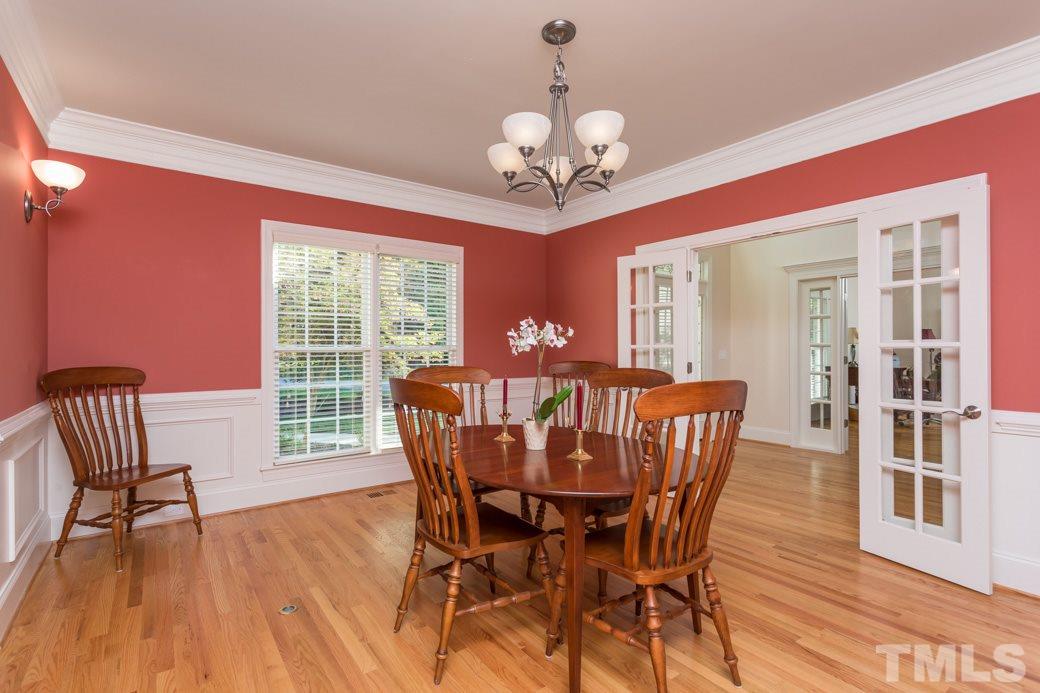 7220 Sunset Glen Point Raleigh, NC 27614 - Photo 12 of 25 Beautiful French doors are found throughout the main floor.